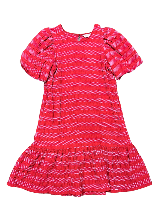 Size 6 - Gorman Red Stripe Intertwine Smock Dress