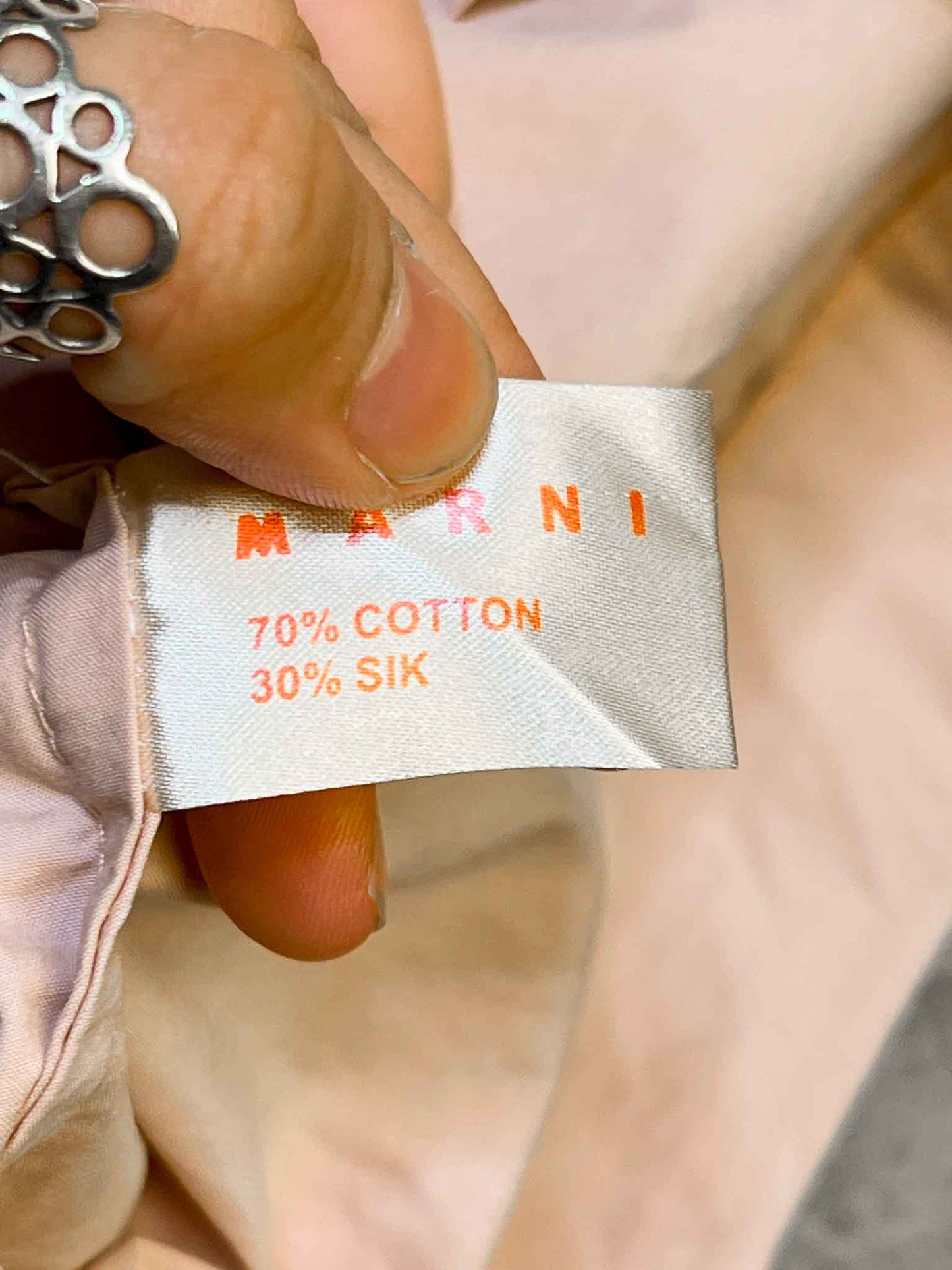 Size 38 (M) | Marni Cotton & Silk Blend Mini Dress