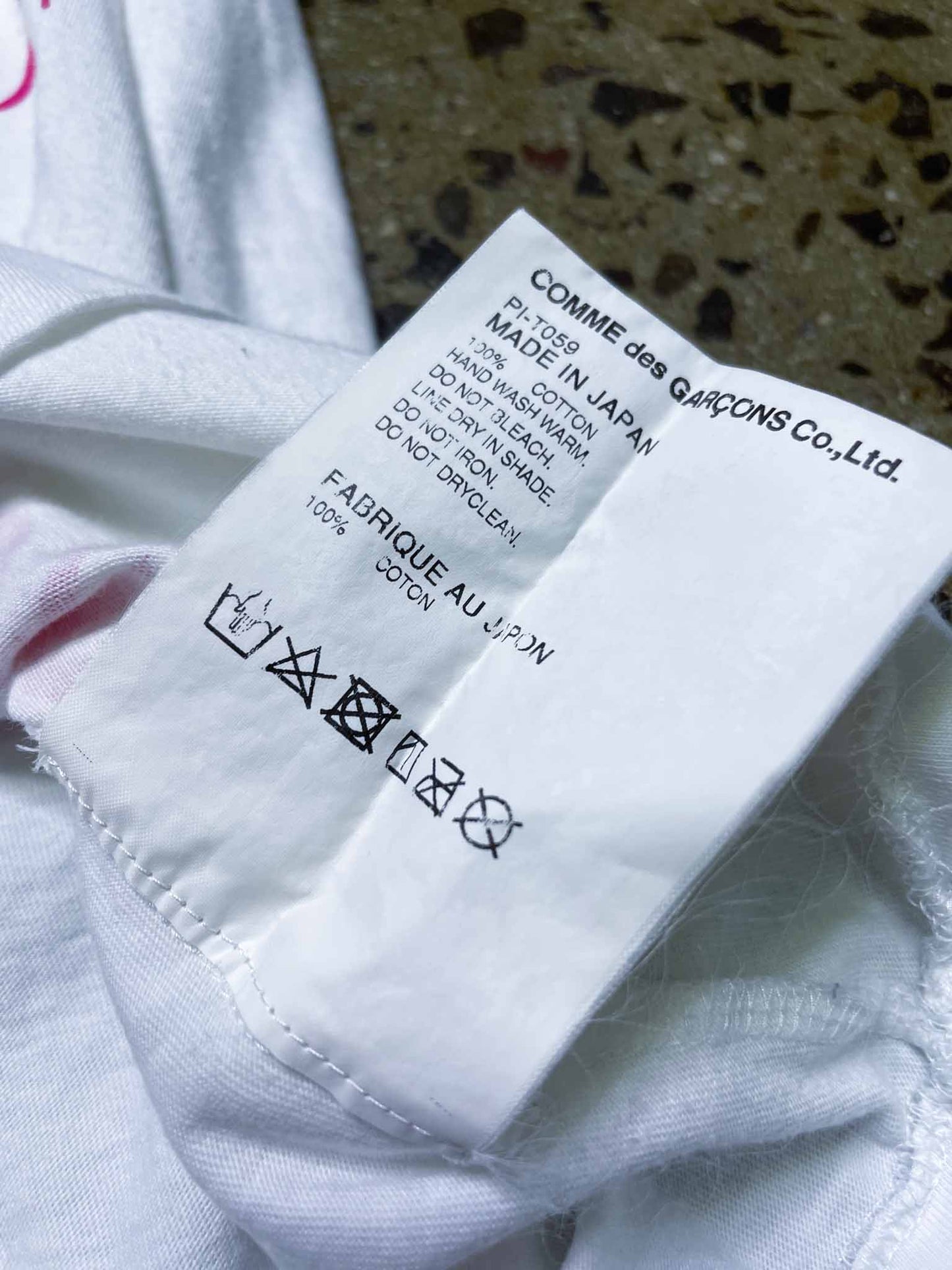 Size S | Comme des Garçons Wear Your Freedom T-shirt
