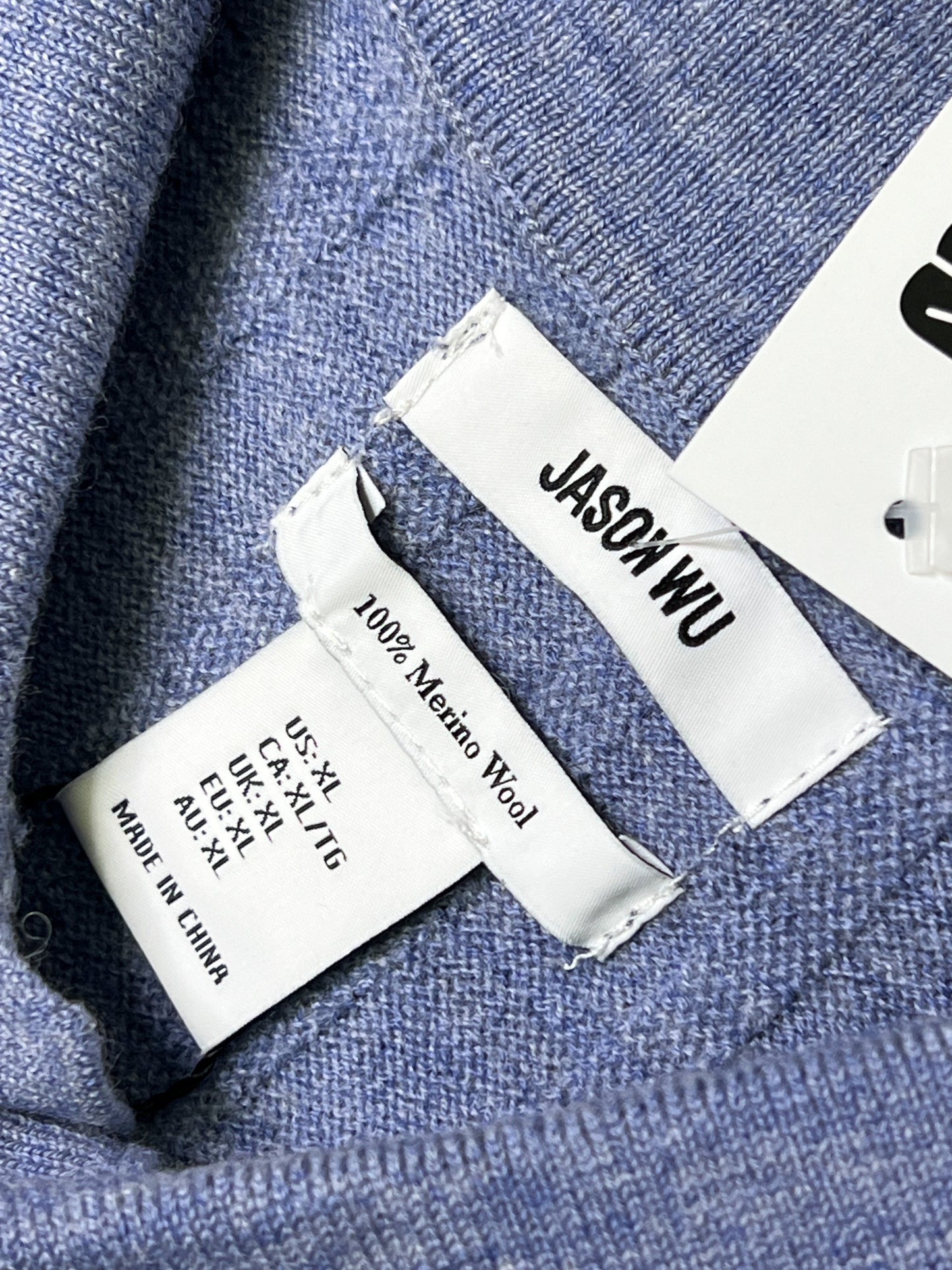 Size XL | Jason Wu Blue Merino Wool Knit Shirt