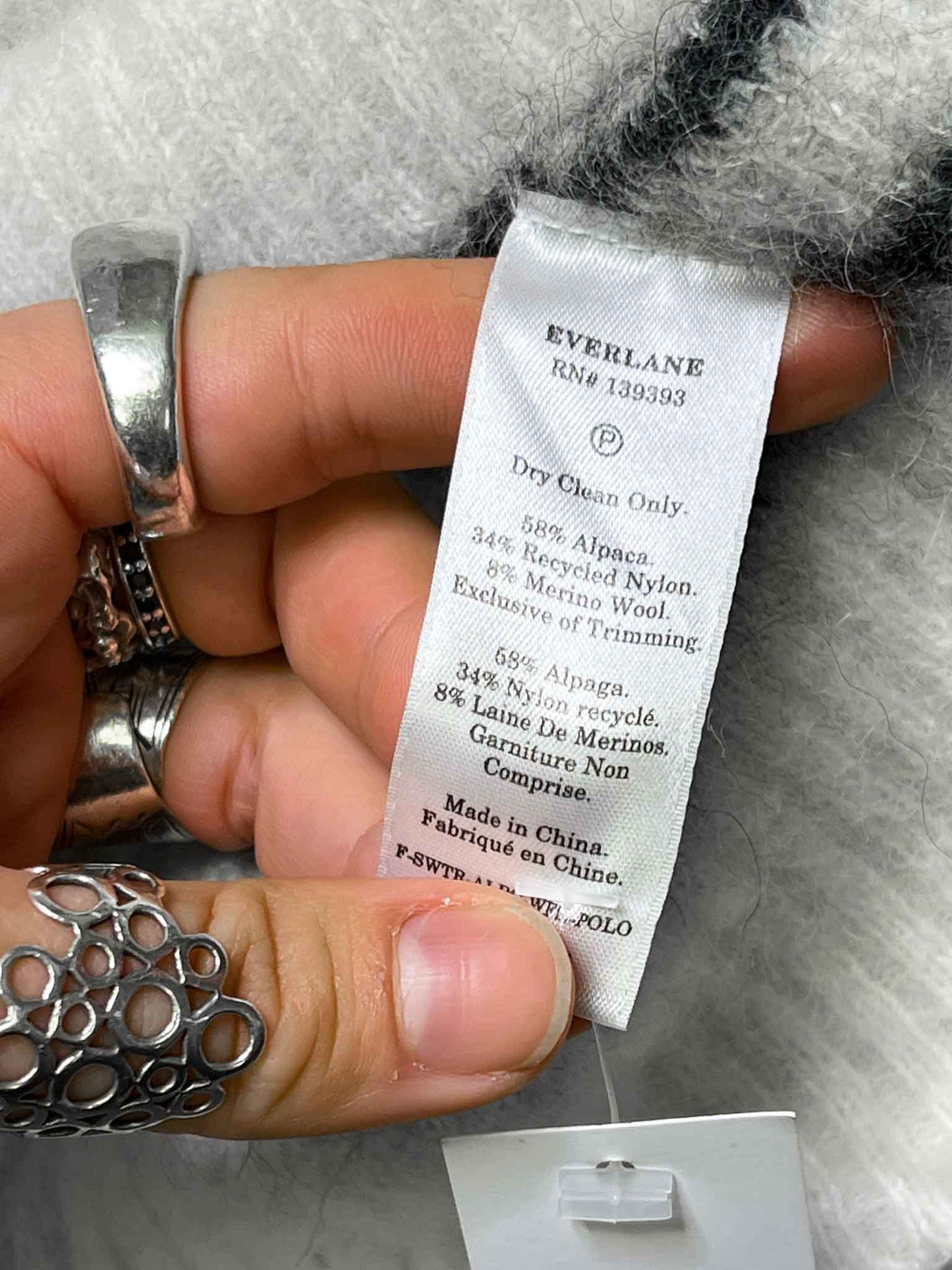 Size S | Everlane Alpaca Cropped Polo Knit Top