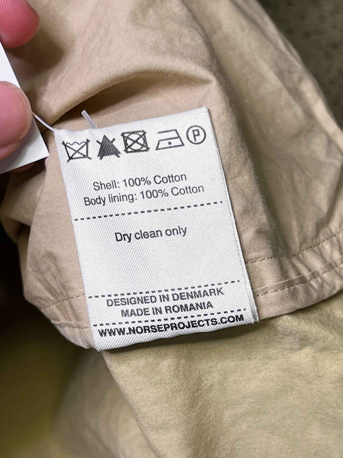 Size L | Norse Projects Nunk Summer Cotton Jacket
