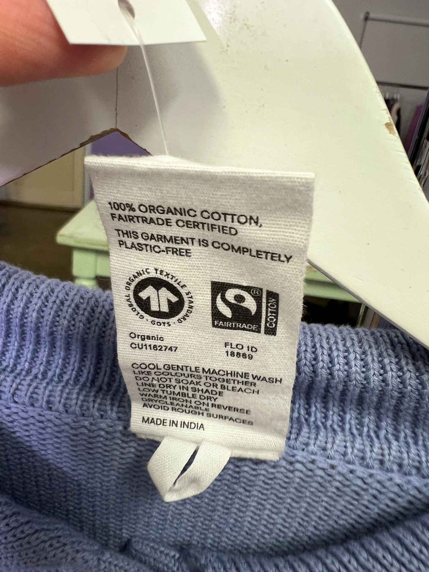 Size L | Kowtow Button Down Collared Cardigan