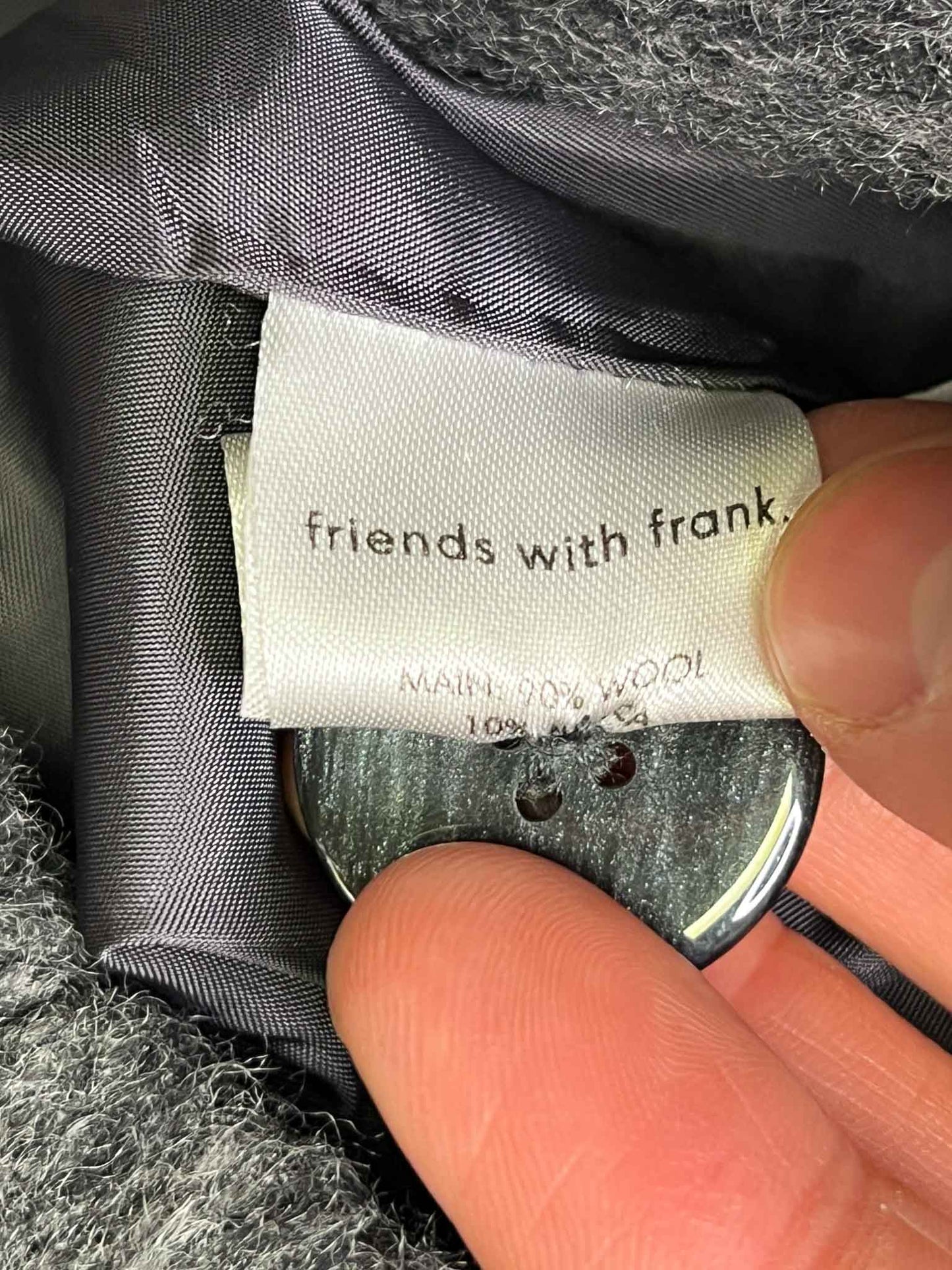 Size M | Friends with Frank Wool Coat