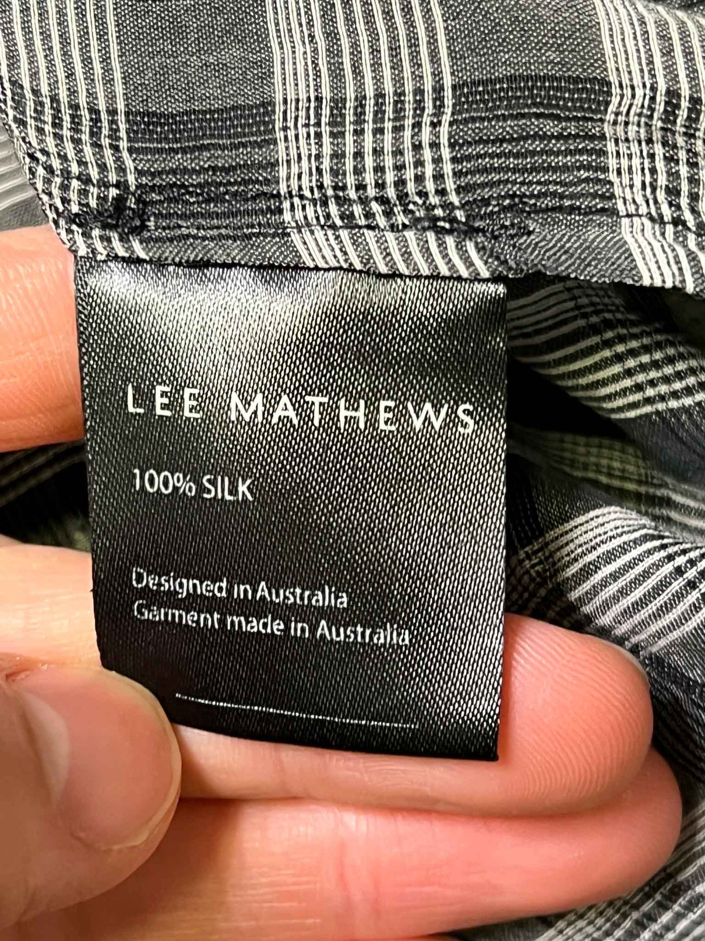 Size 1 (8) | Lee Mathews Silk Ruffled Top