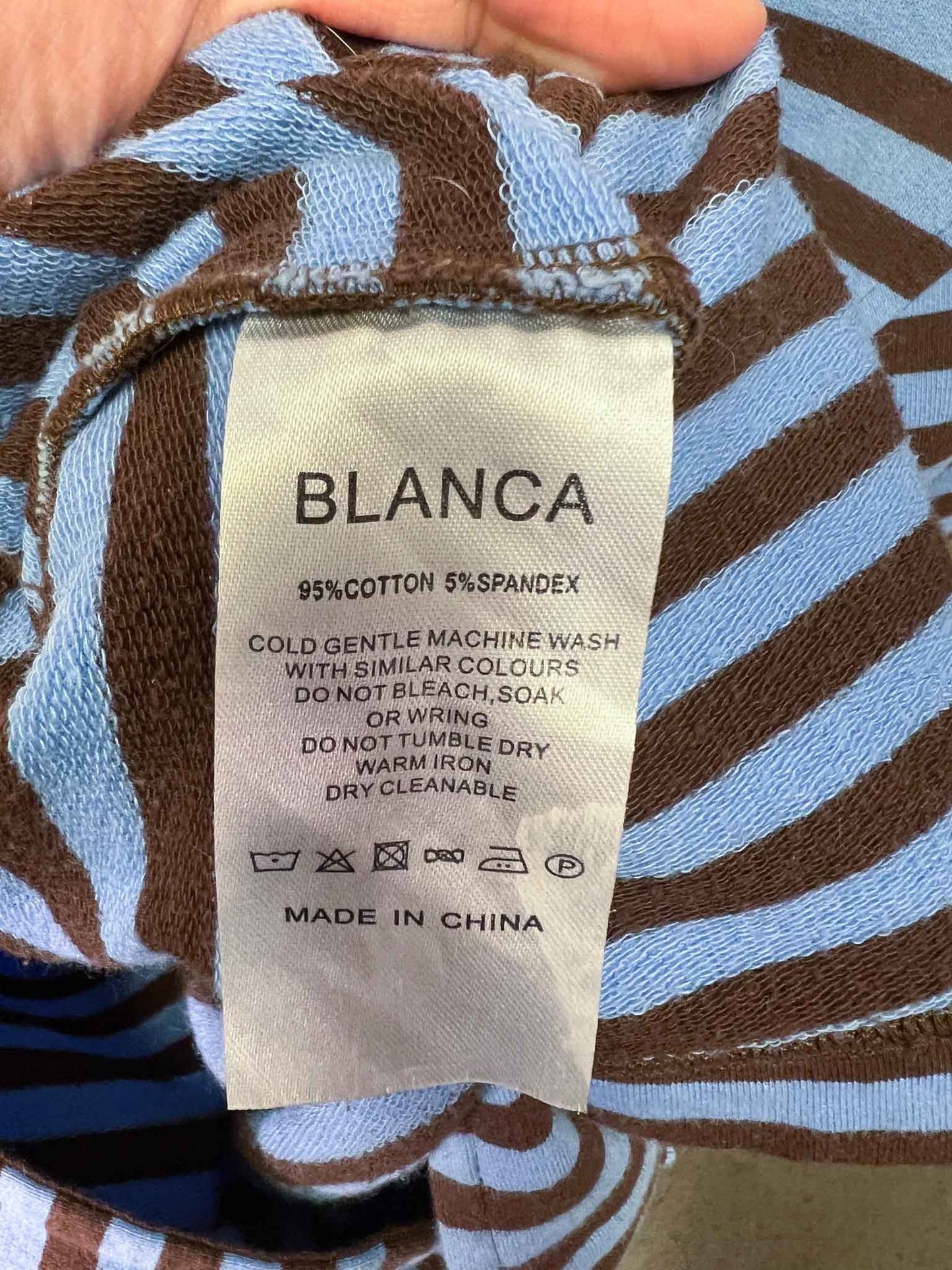Size XS/S | Blanca Striped Zip-up Top