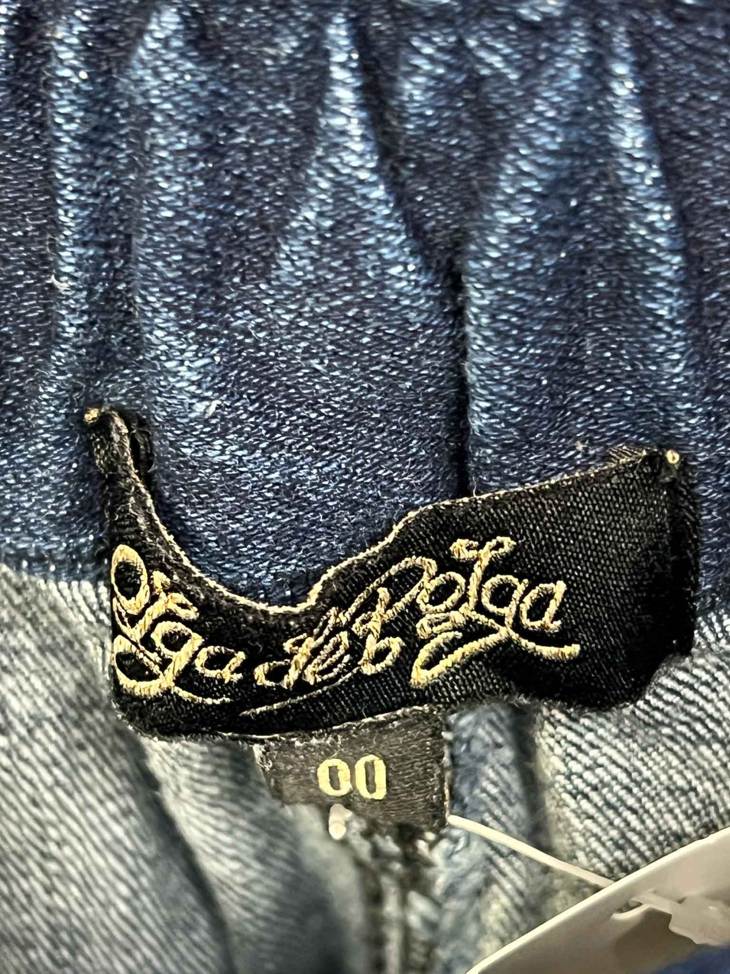 Size 00 (XXS) | Olga de Polga Side Button Indigo Jeans