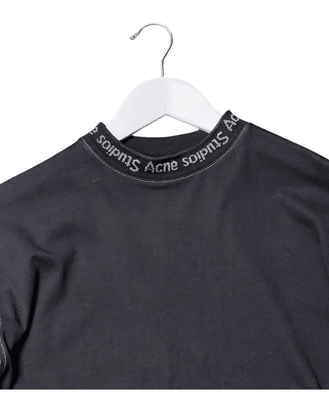 Size XXS | Acne Studios Logo Collar Top