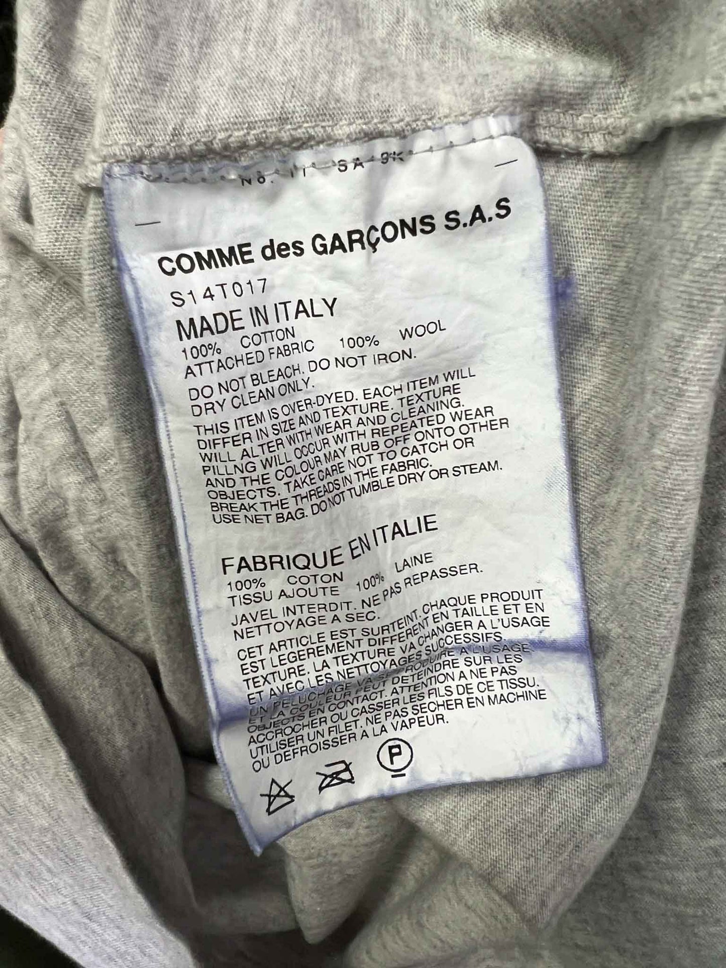 Size M | Comme des Garçons Knit Appliqué Top