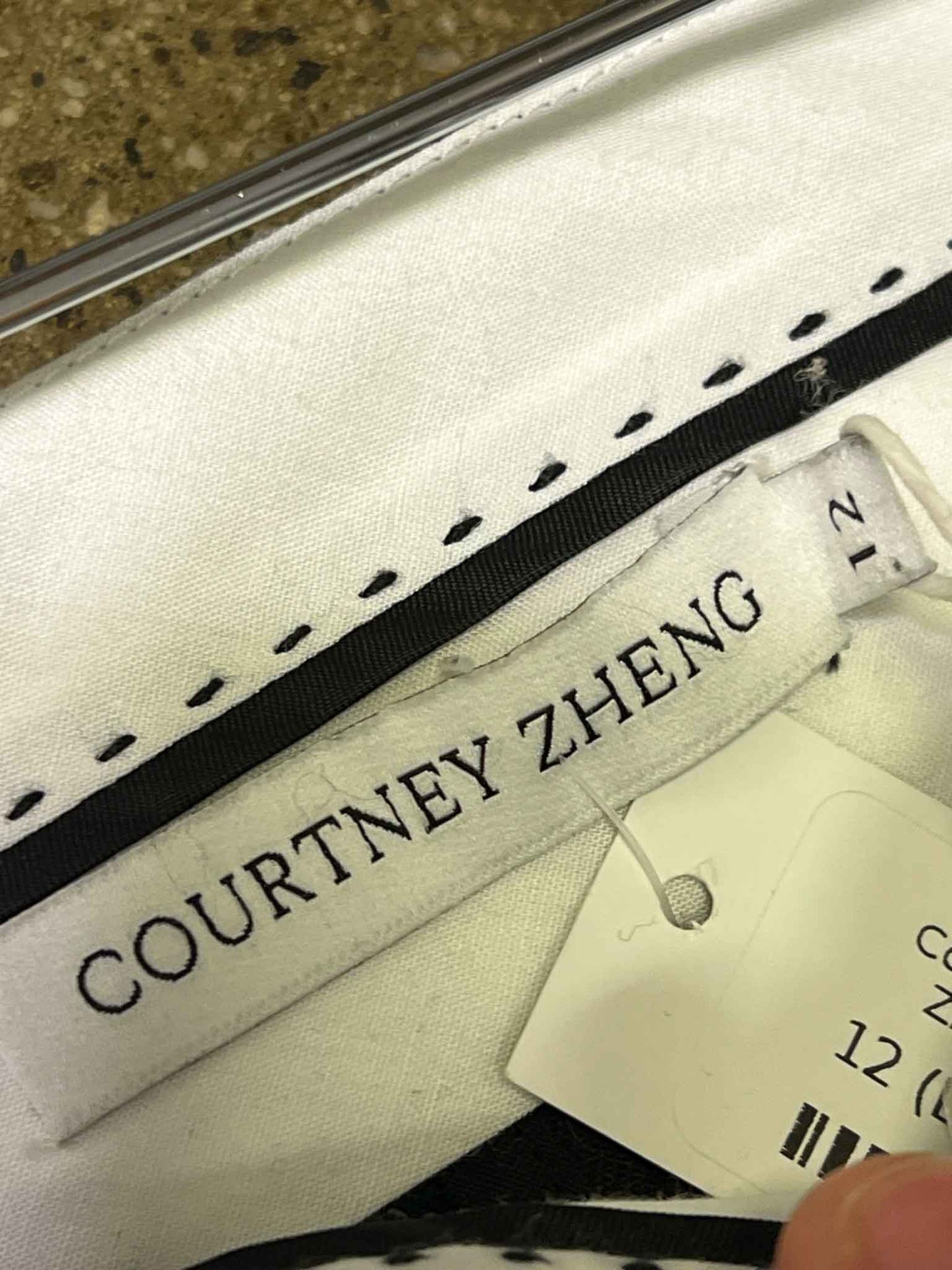 Size 12 (L) | Courtney Zheng Pleated Wool Maxi Skirt With Tags