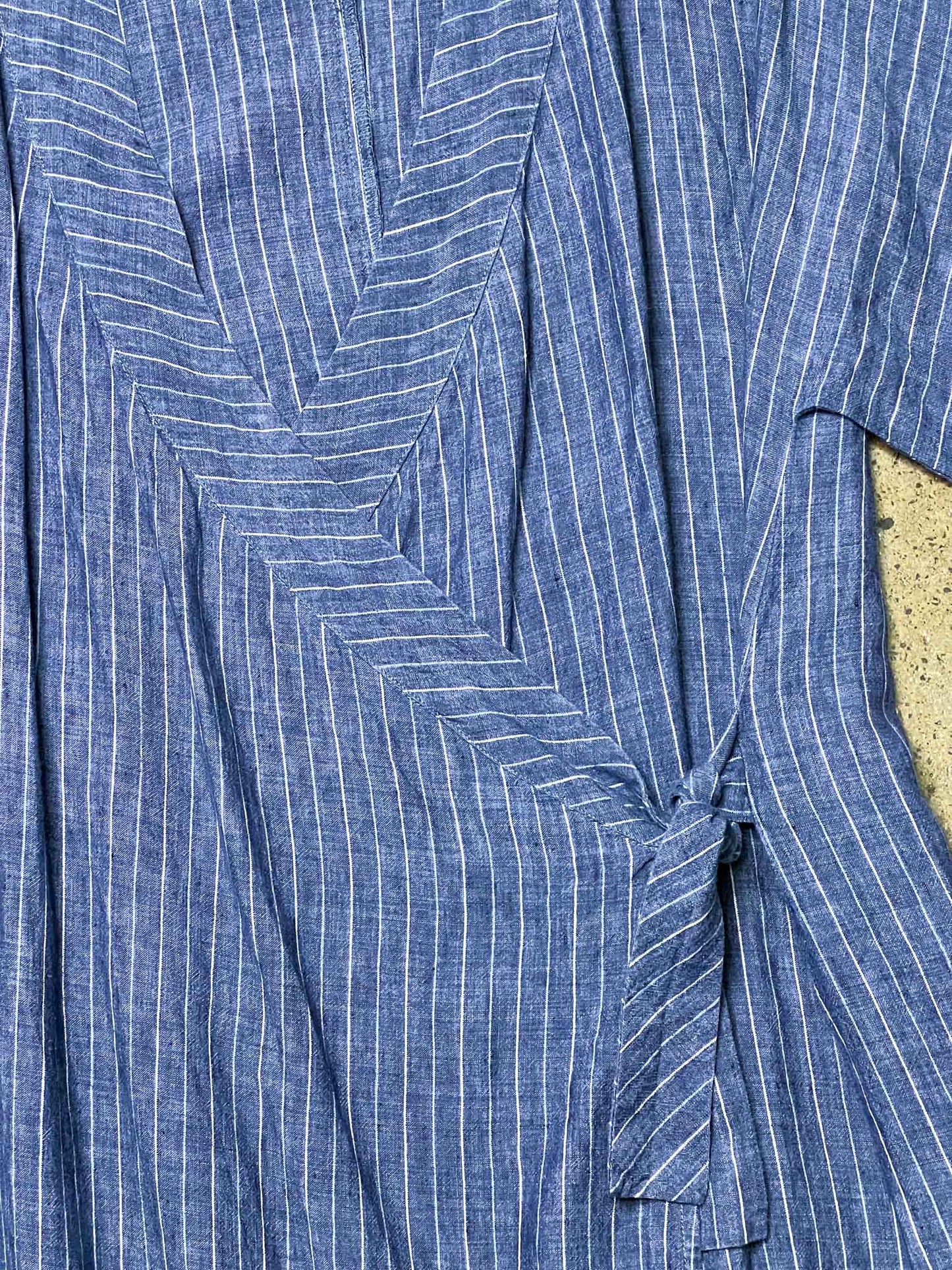 Size S | Alpha60 Linen Wrap Dress