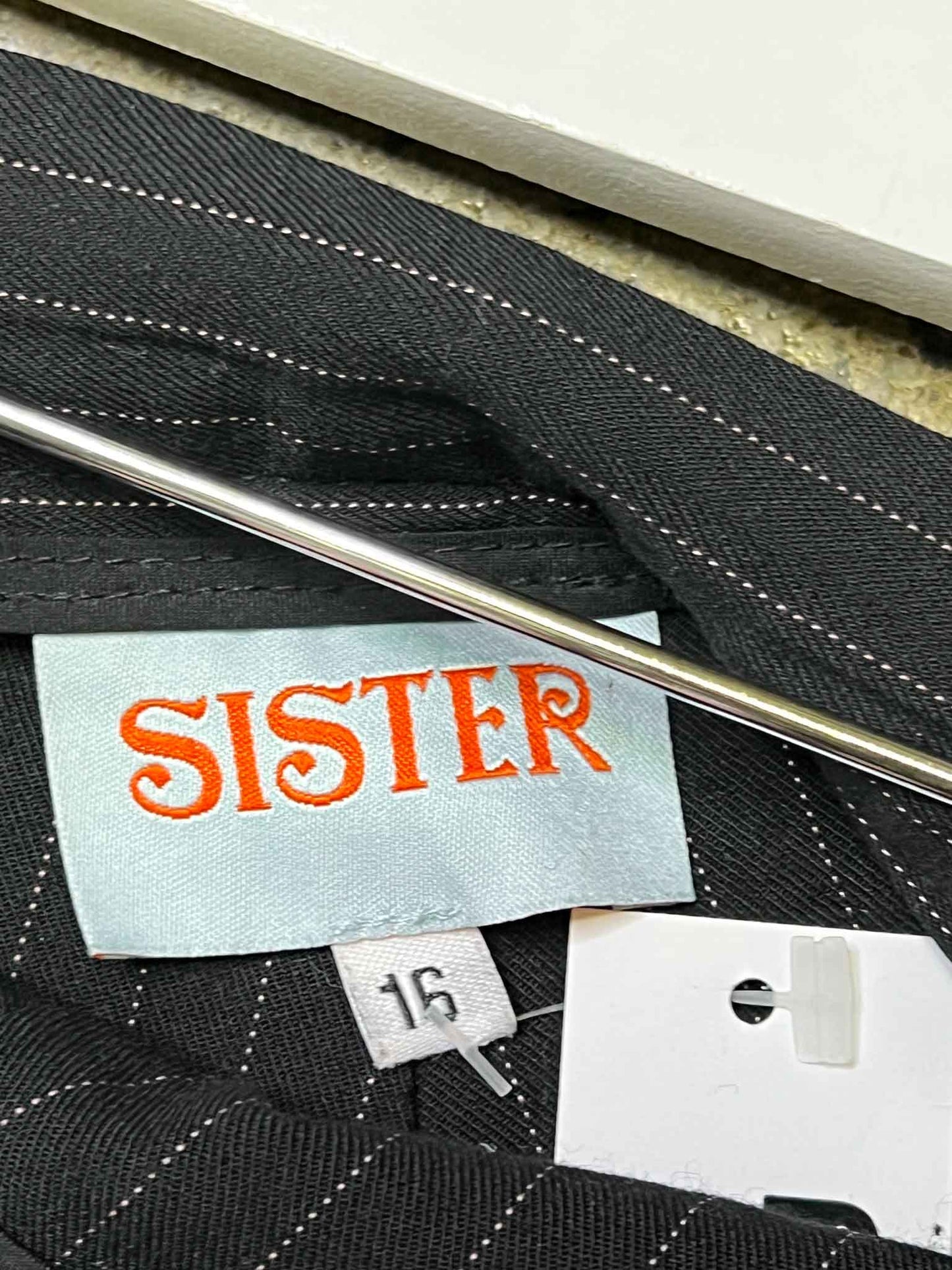 Size 16 | Sister Studios Pinstripe Mini Skirt