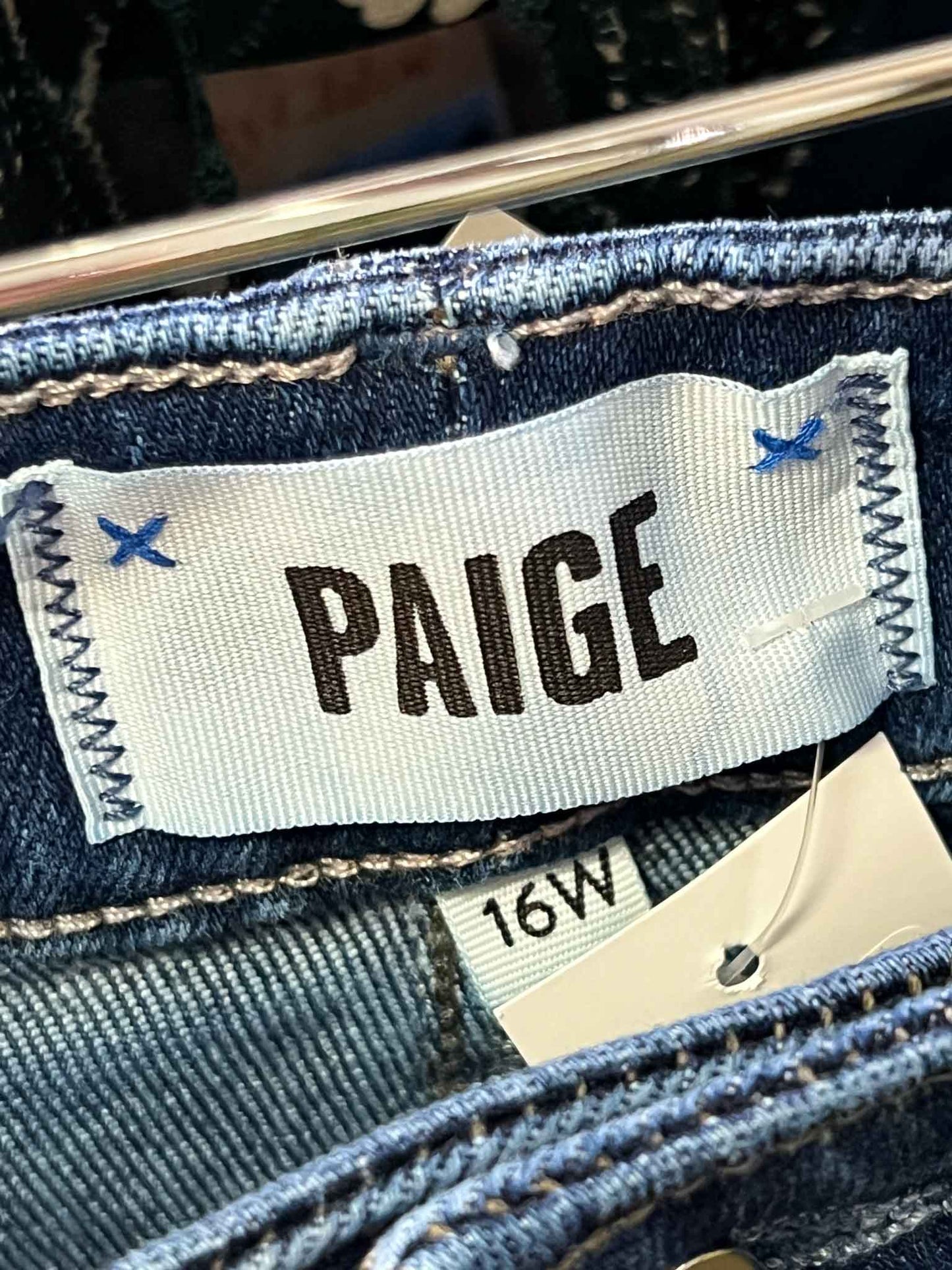 Size 16W | Paige Wide Leg Jeans