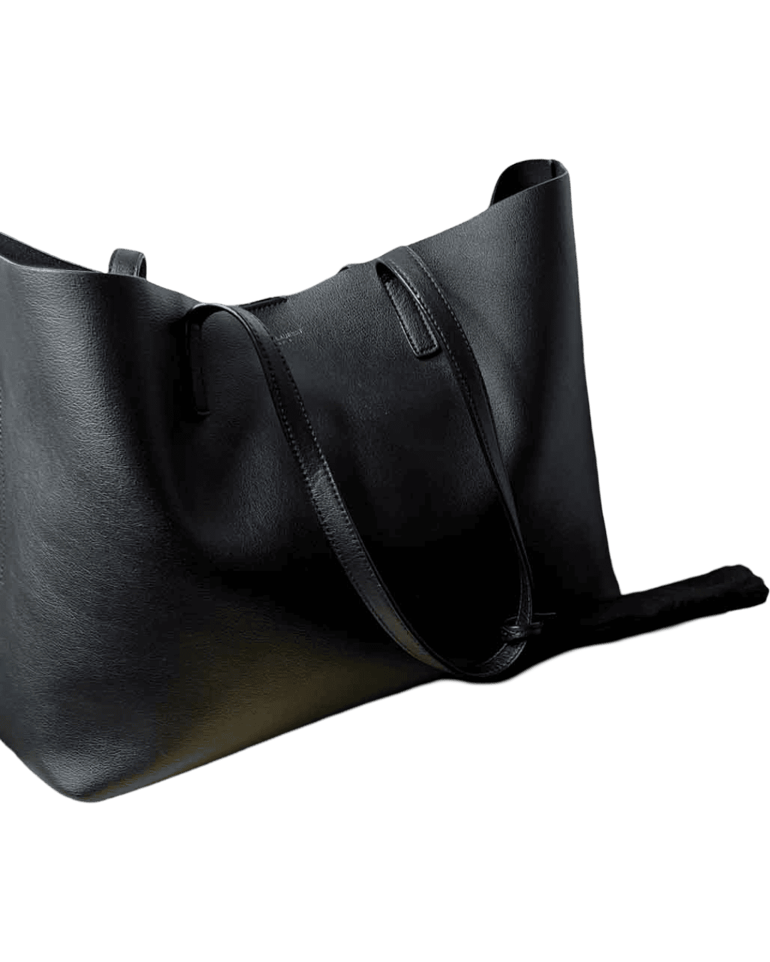 Saint Laurent Leather Shopping Tote Bag