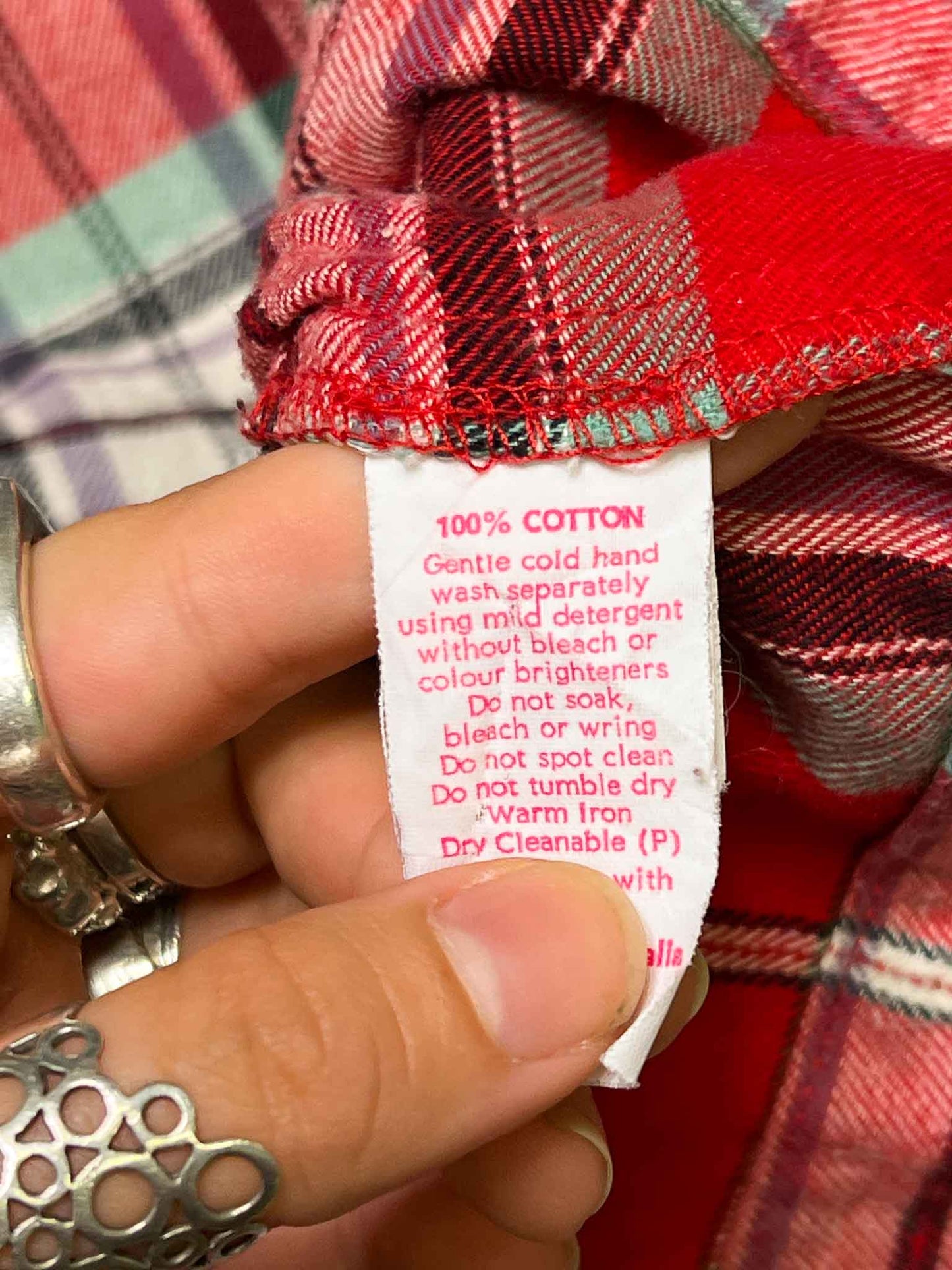 Size 3 (12) | Obus Plaid Cotton Frill Shirt