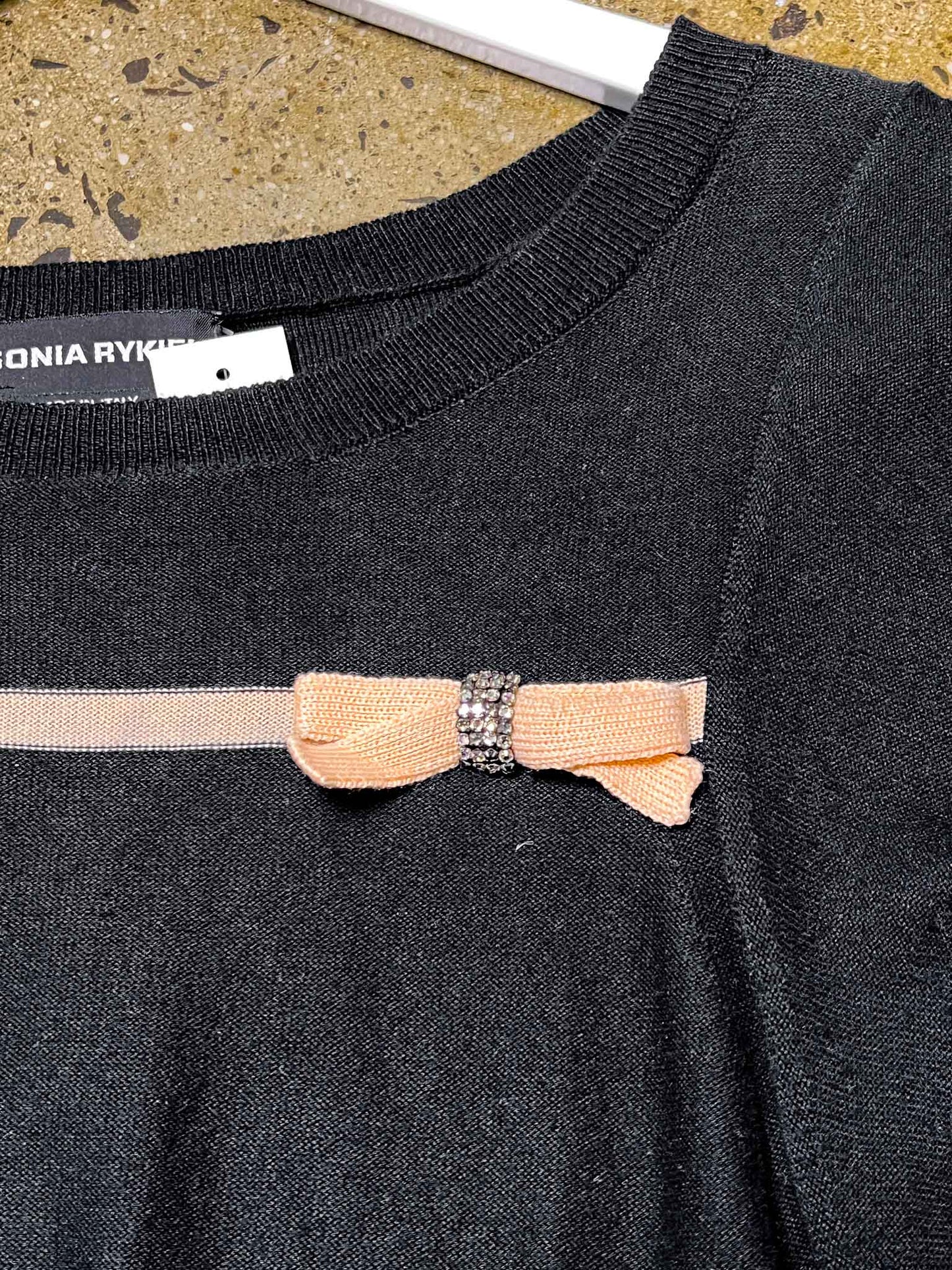 Size S | Sonia Rykiel Vintage Diamante Knit Top