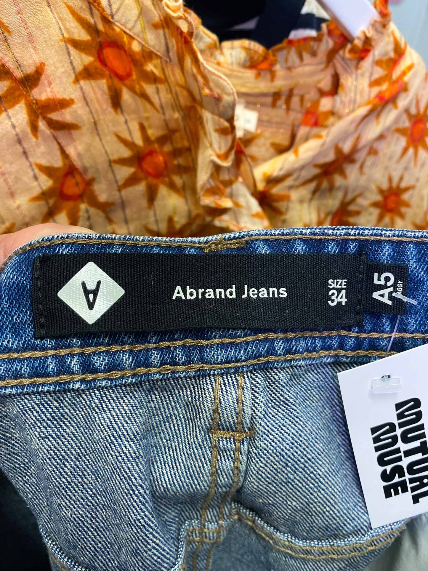 Size 34 | Abrand Jeans Straight Leg Jeans