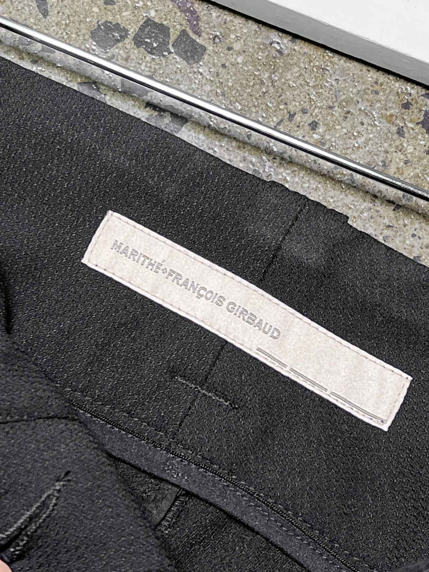 Size 34 (6) | Marithe Francois Girbaud Black Zip Capri Pants