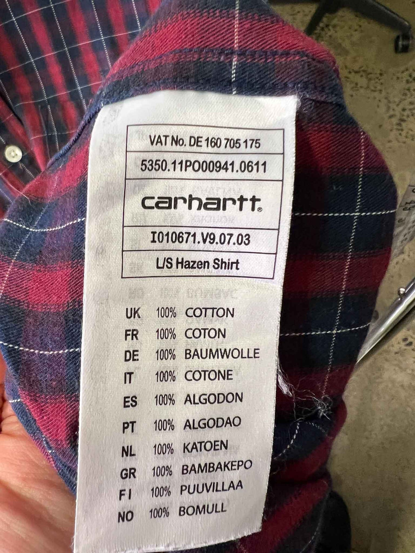 Size M | Carhartt Hazen Shirt