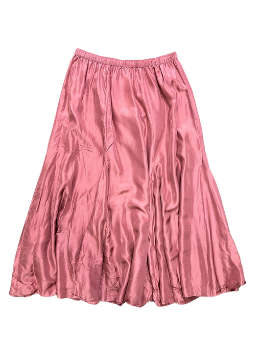 Size 12 - Jac + Jack Pink Silk Bo Skirt