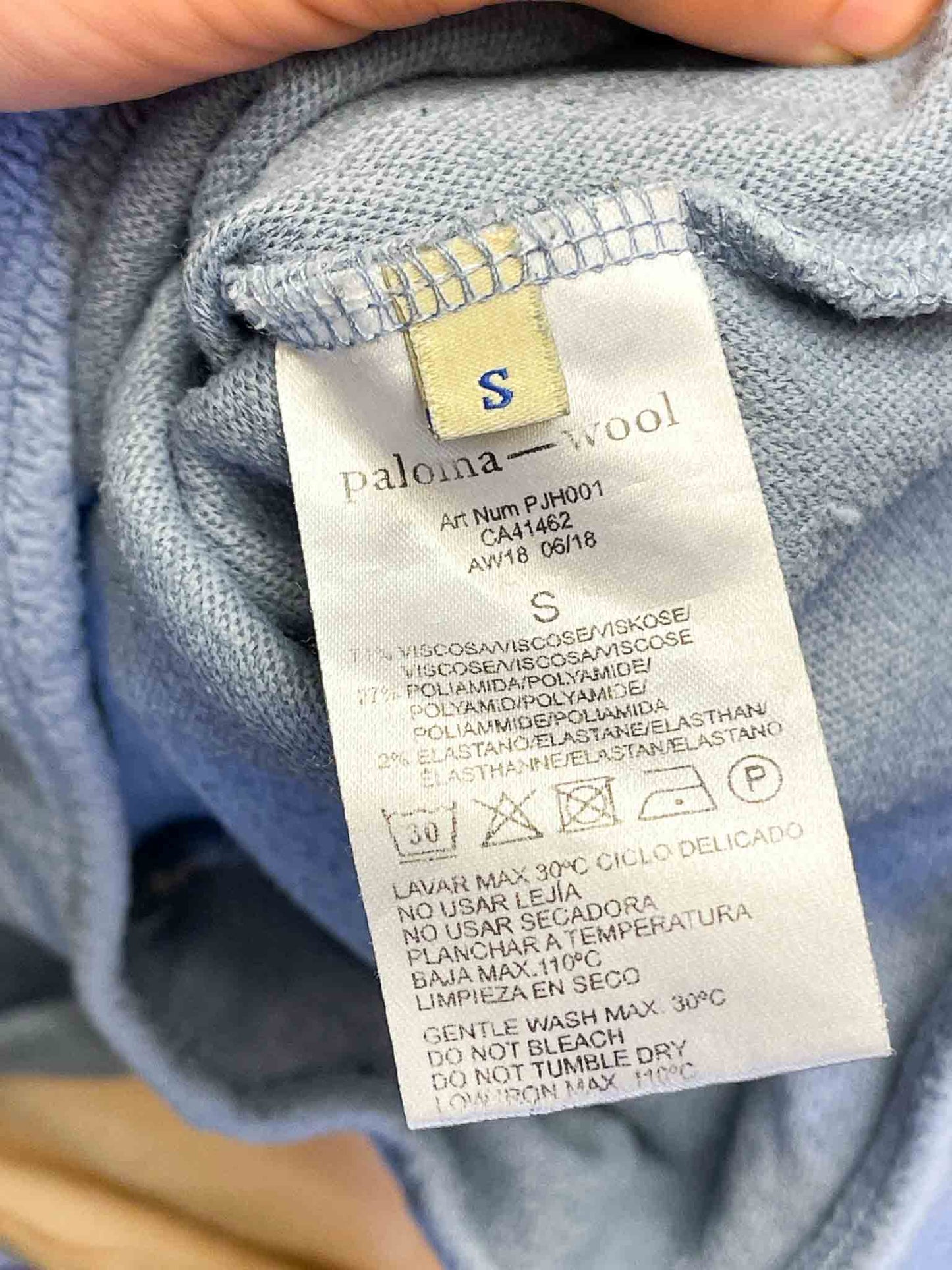 Size S | Paloma Wool Textured Periwinkle Bodysuit