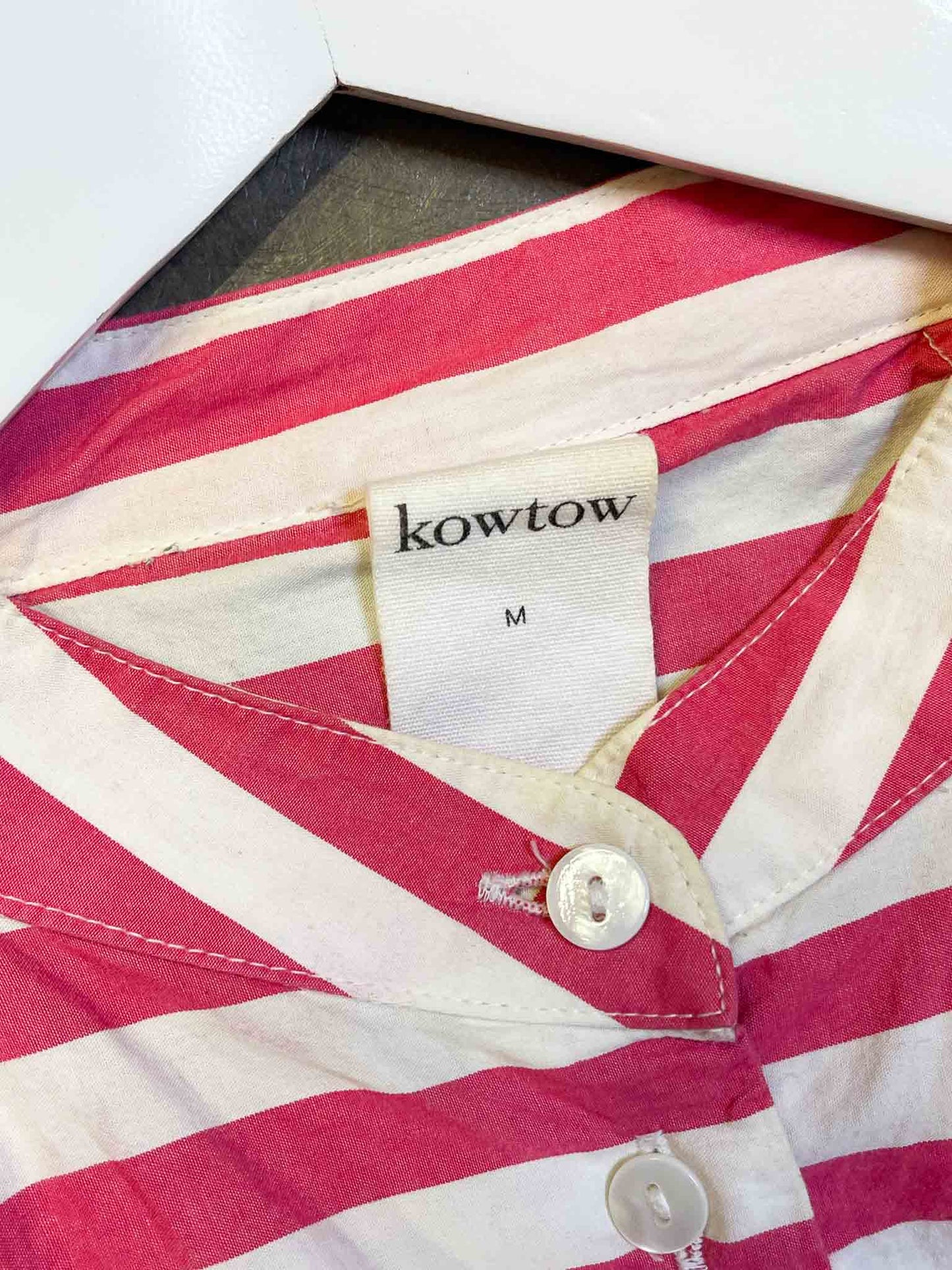 Size M | Kowtow Ella Striped Shirt