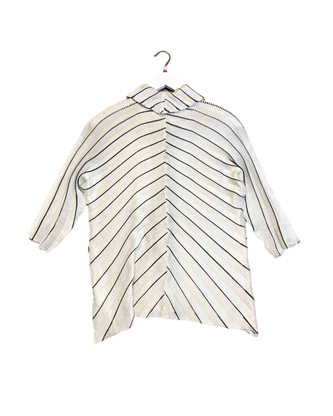 Size M/L | Issey Miyake Accordian Pleat Button Up Top