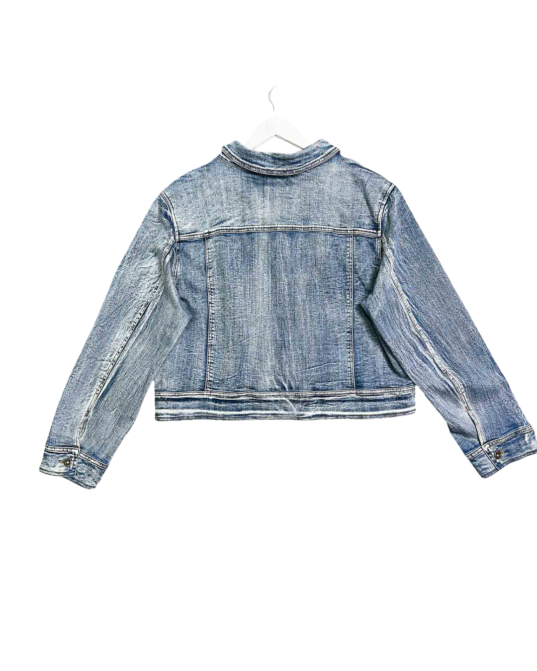 Size 1XL | Embracing Bella Denim Cropped Jacket