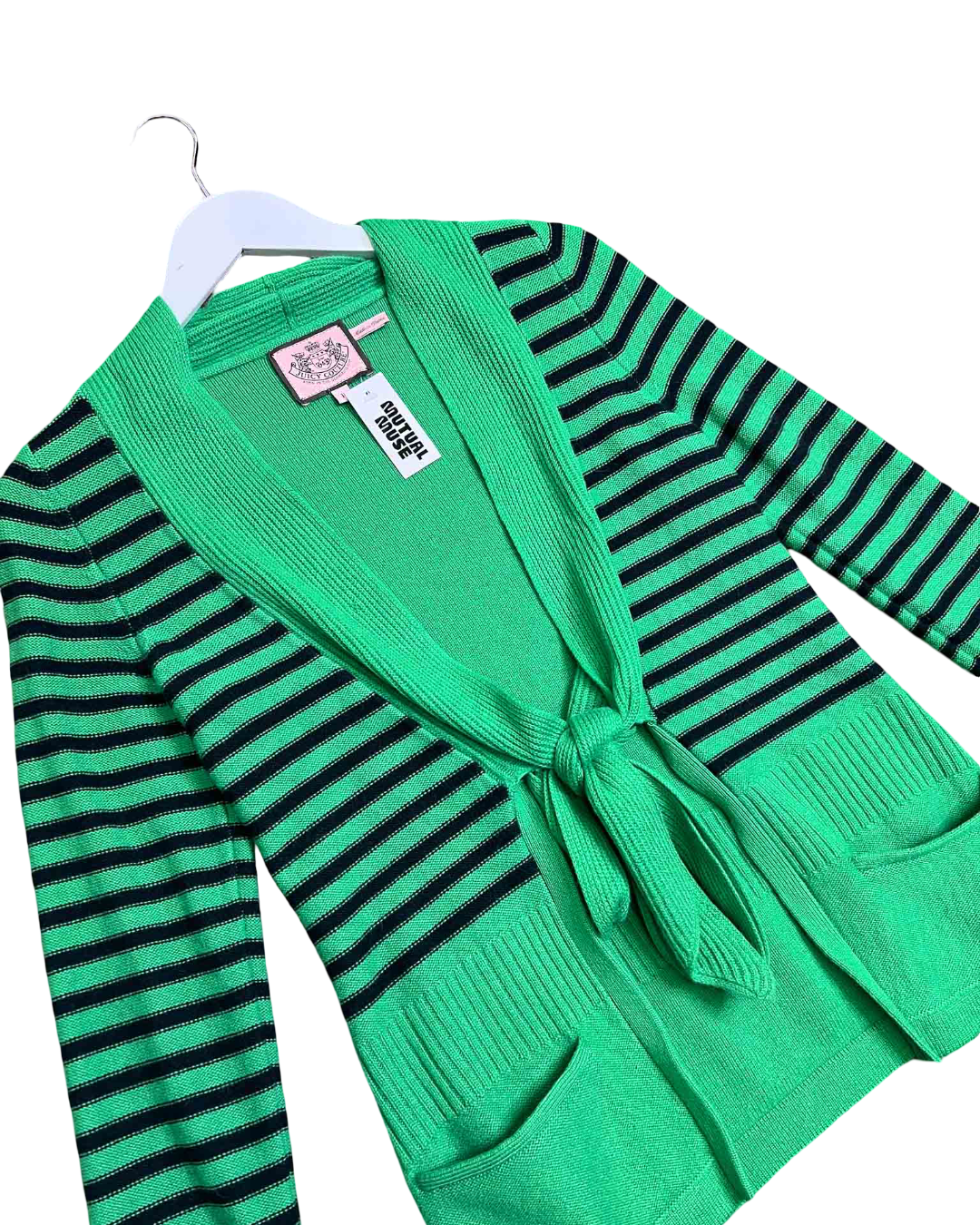 Size S | Juicy Couture Striped Wool Cashmere Cardi
