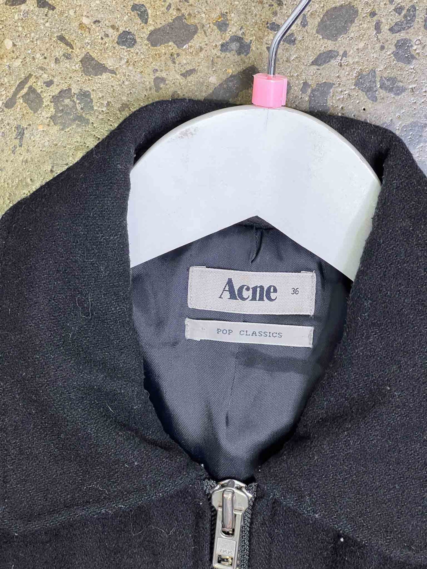 Size 8 | Acne Studios Vintage Wool-Blend Bomber Jacket