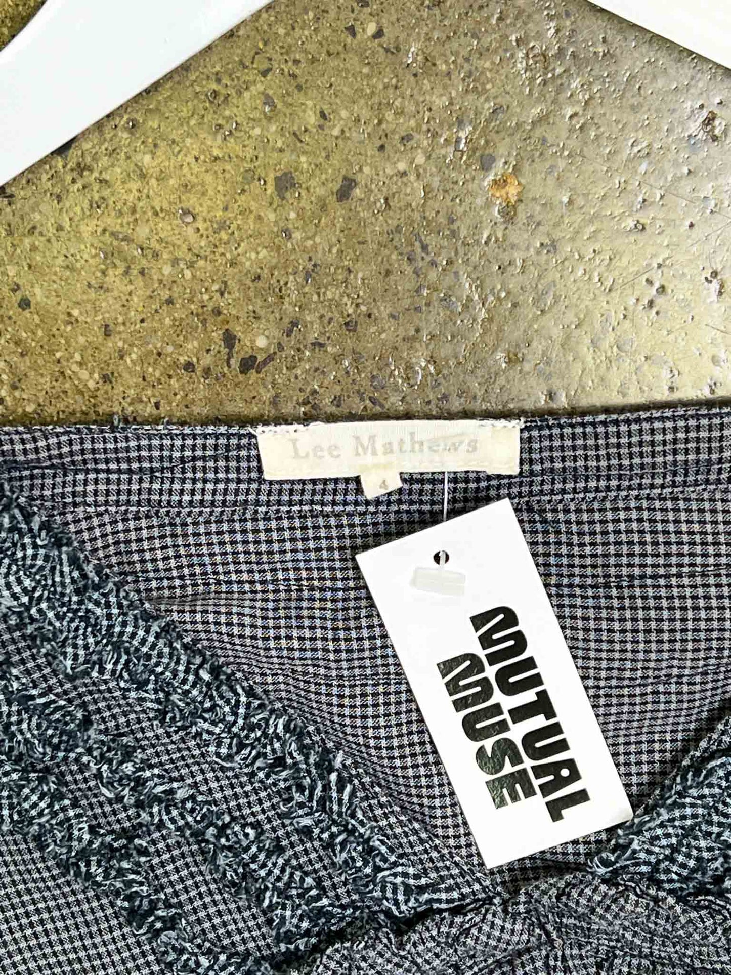 Size 12 (4) | Lee Mathews Check Pleated Top