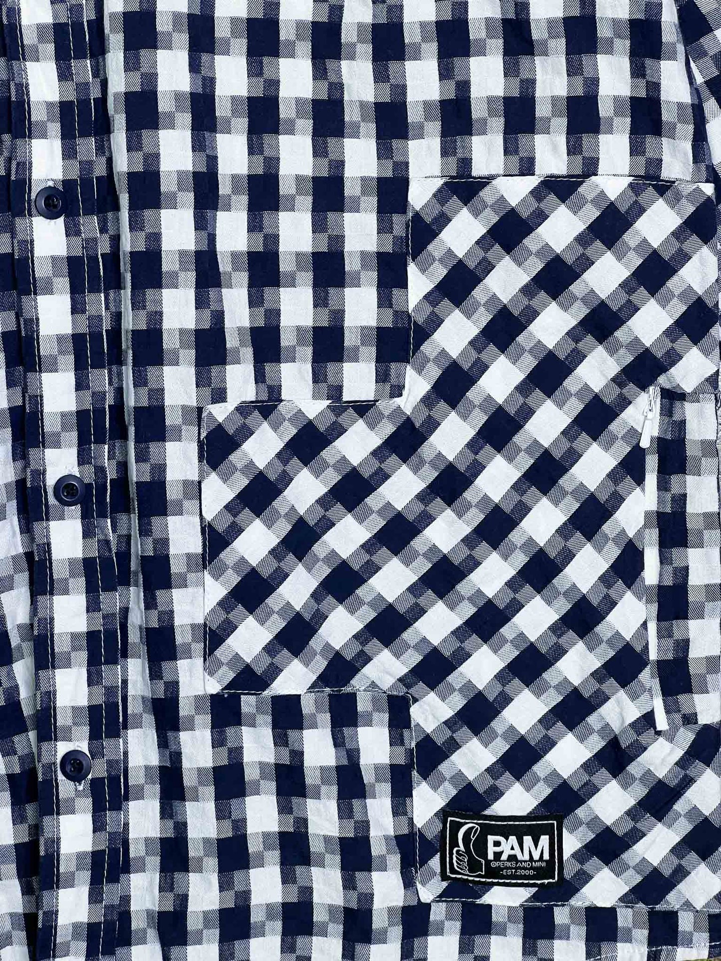 Size L | PAM Grid Pattern Shirt