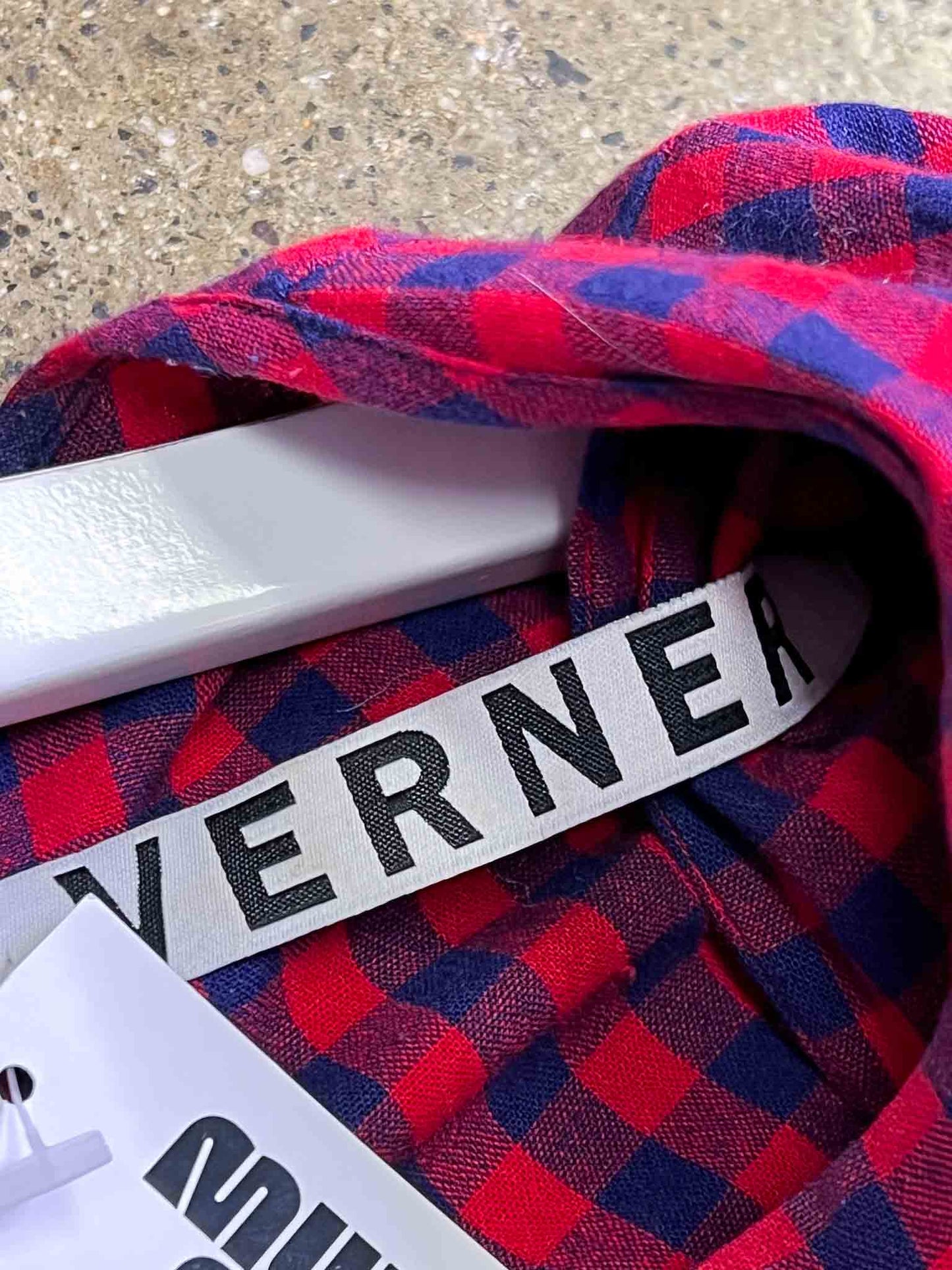 Size S | Verner Gingham Mini Dress