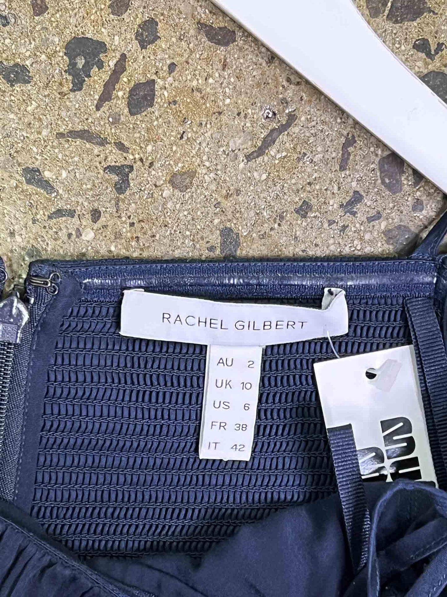 Size 2 (10) | Rachel Gilbert Shirred Midi Dress