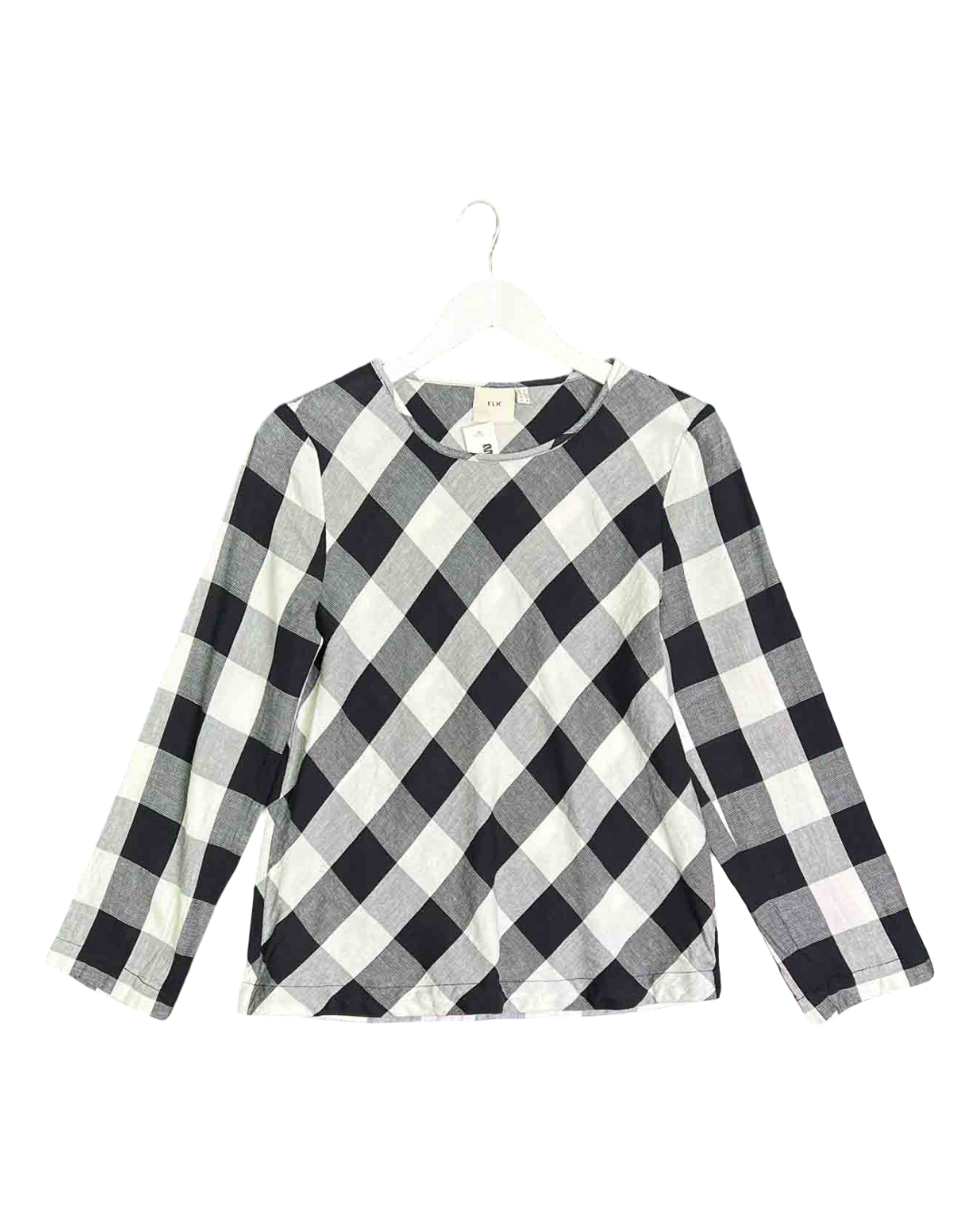 Size 12 | Elk Diagonal Check Top