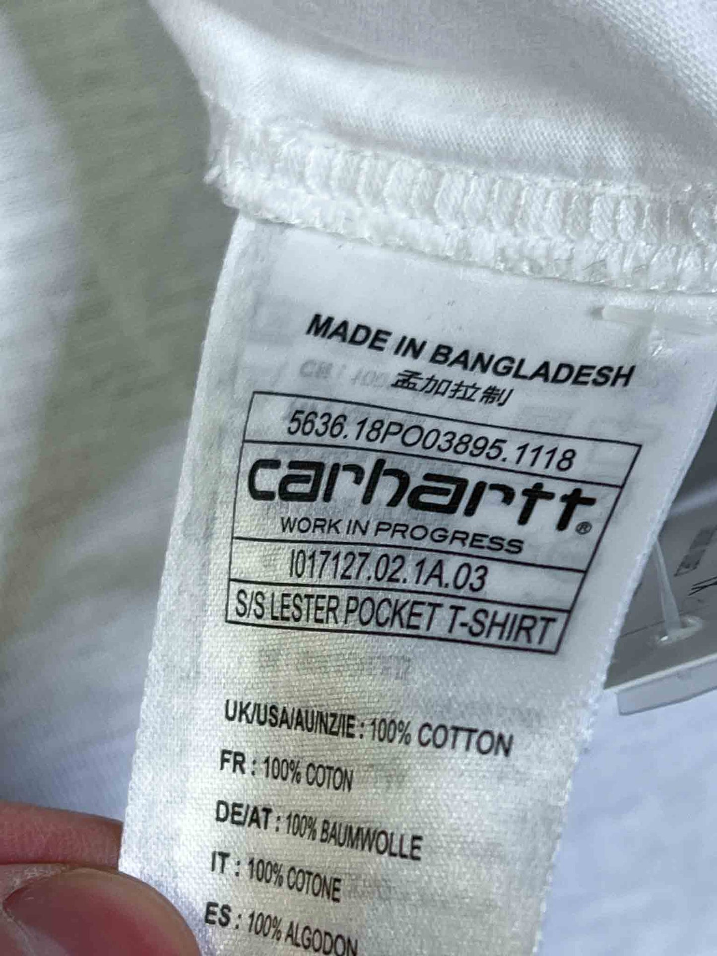 Size XL | Carhartt Lester Pocket T-shirt