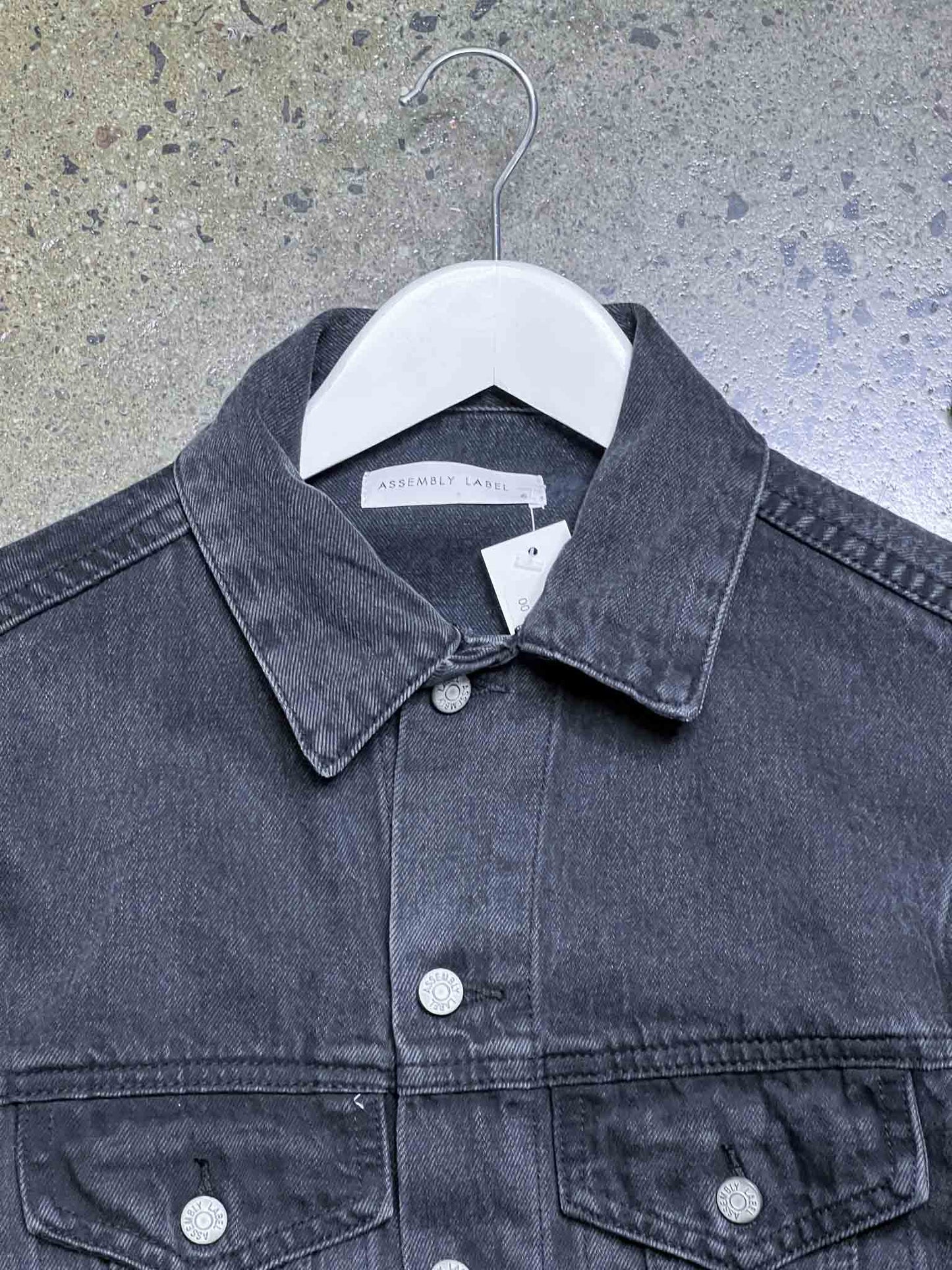 Size 6 | Assembly Label Black Denim Jacket