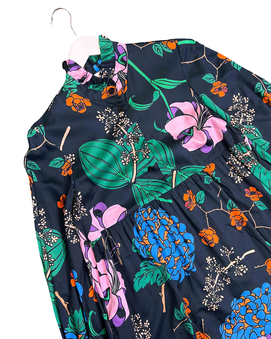 Size 6 | Obus Floral Print Tiered Dress