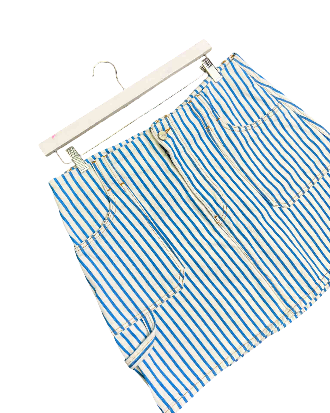 Size 14 (42) | Ganni Striped Mini Skirt
