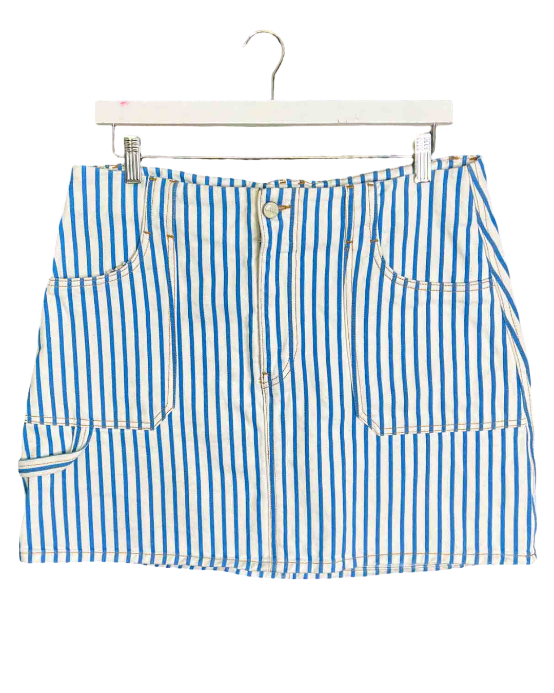 Size 14 (42) | Ganni Striped Mini Skirt