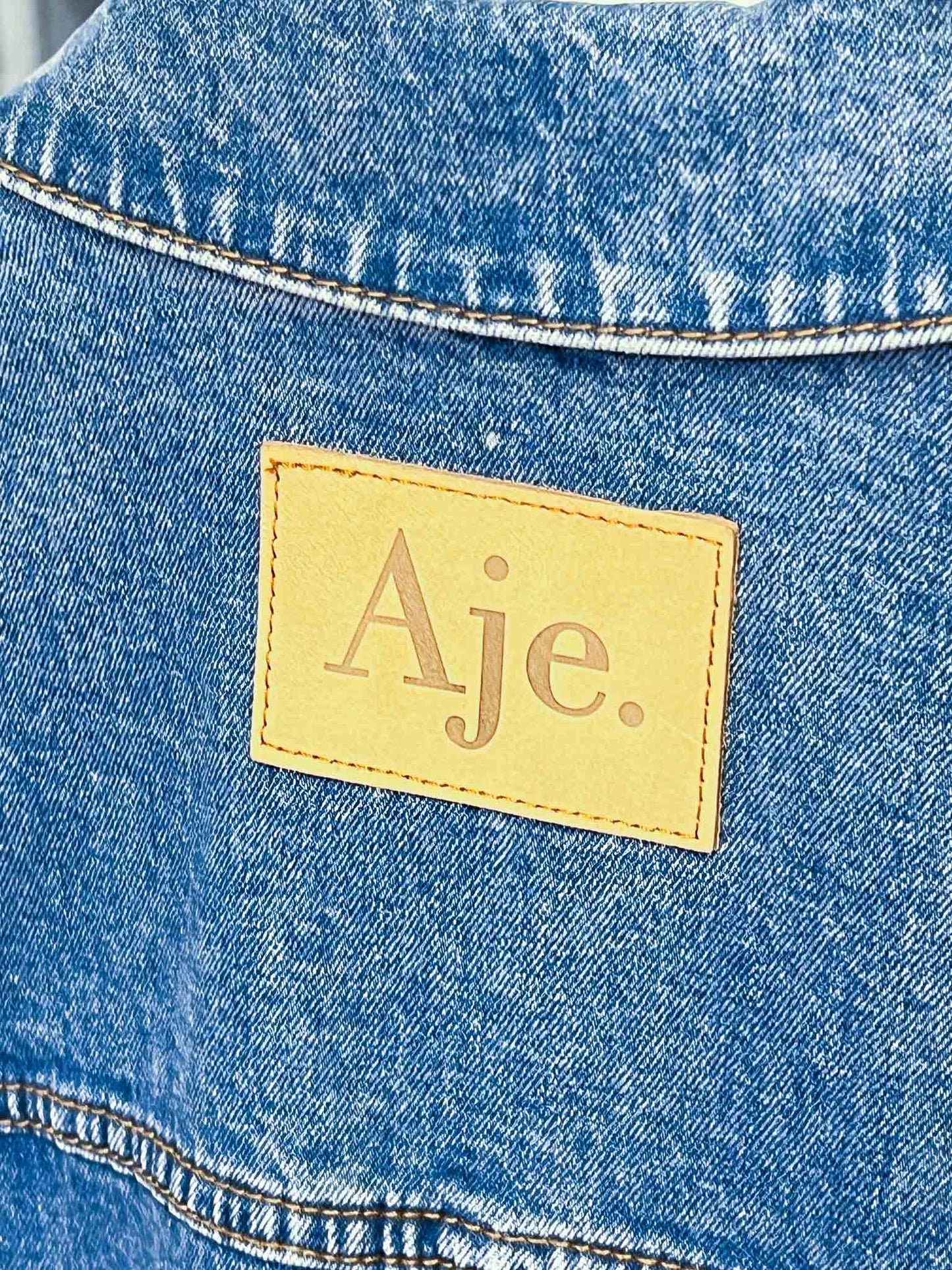 Size 12 | Aje Darcie Denim Midi Dress