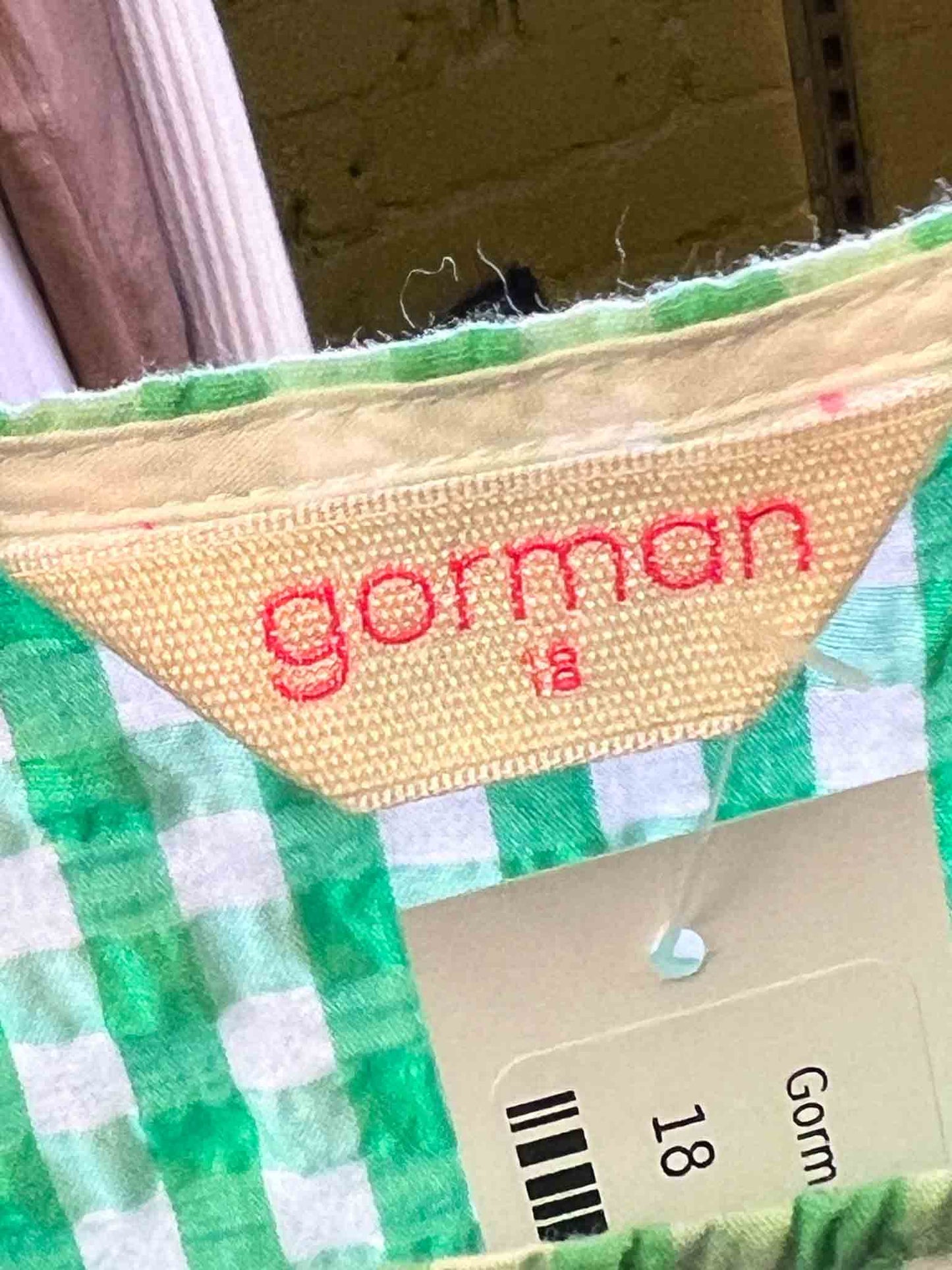Size 18 | Gorman Patchwork Gingham Top