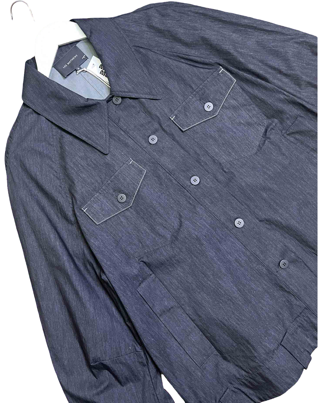 Size XL | Lee Mathews Contrast Stitch Pointe Collar Jacket