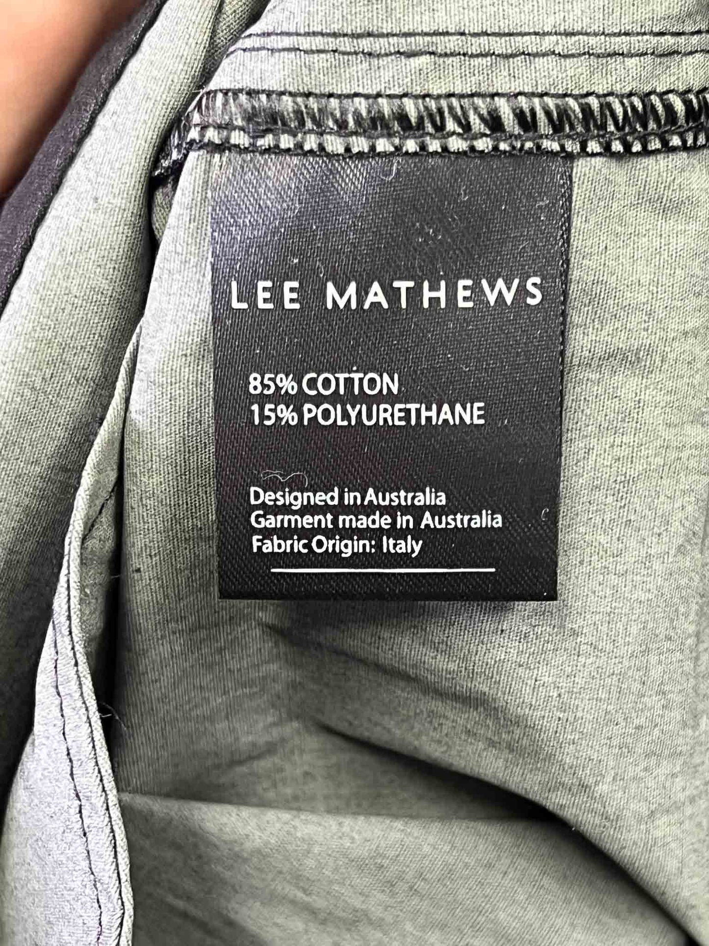 Size XL | Lee Mathews Contrast Stitch Pointe Collar Jacket