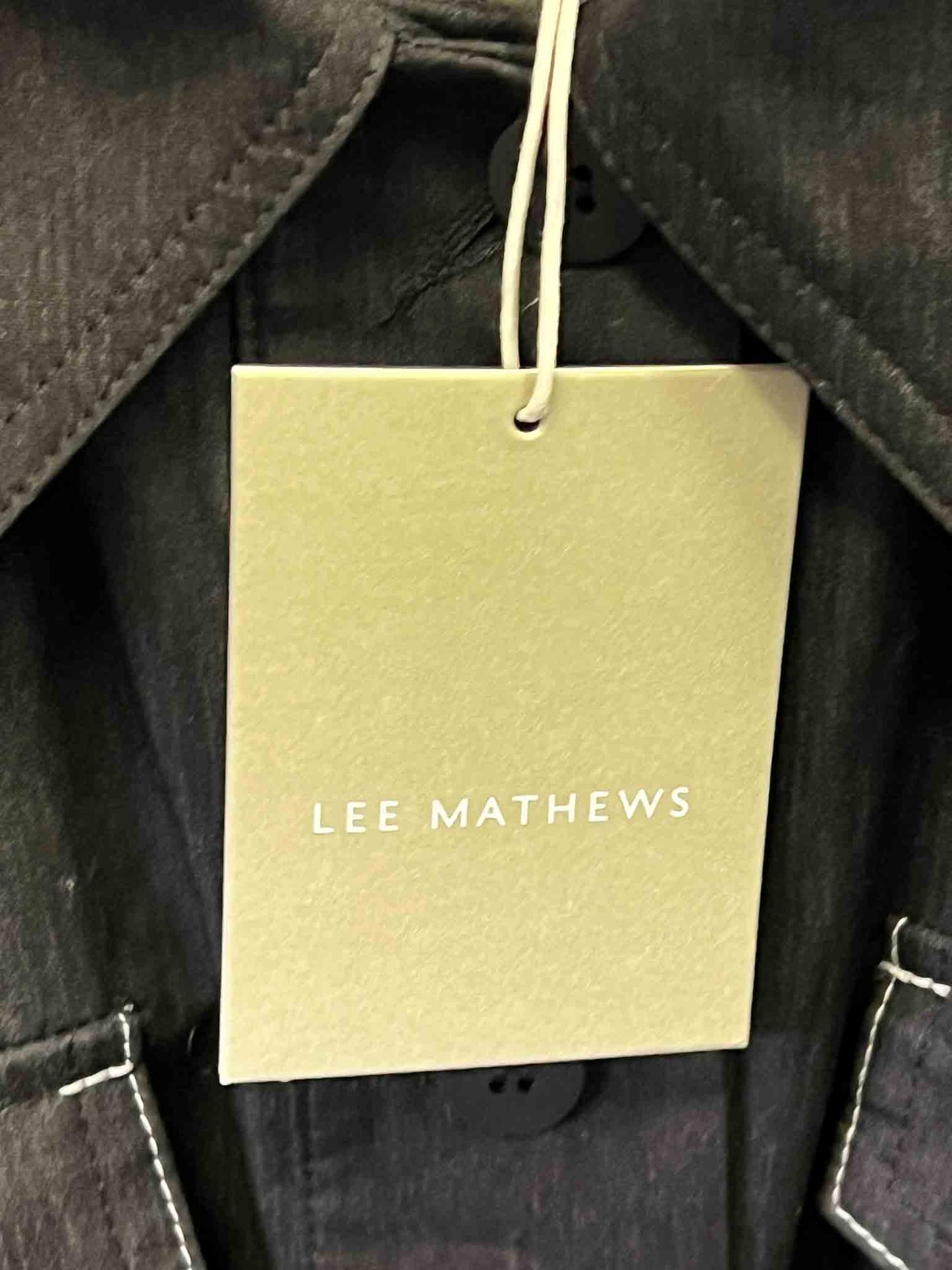 Size XL | Lee Mathews Contrast Stitch Pointe Collar Jacket