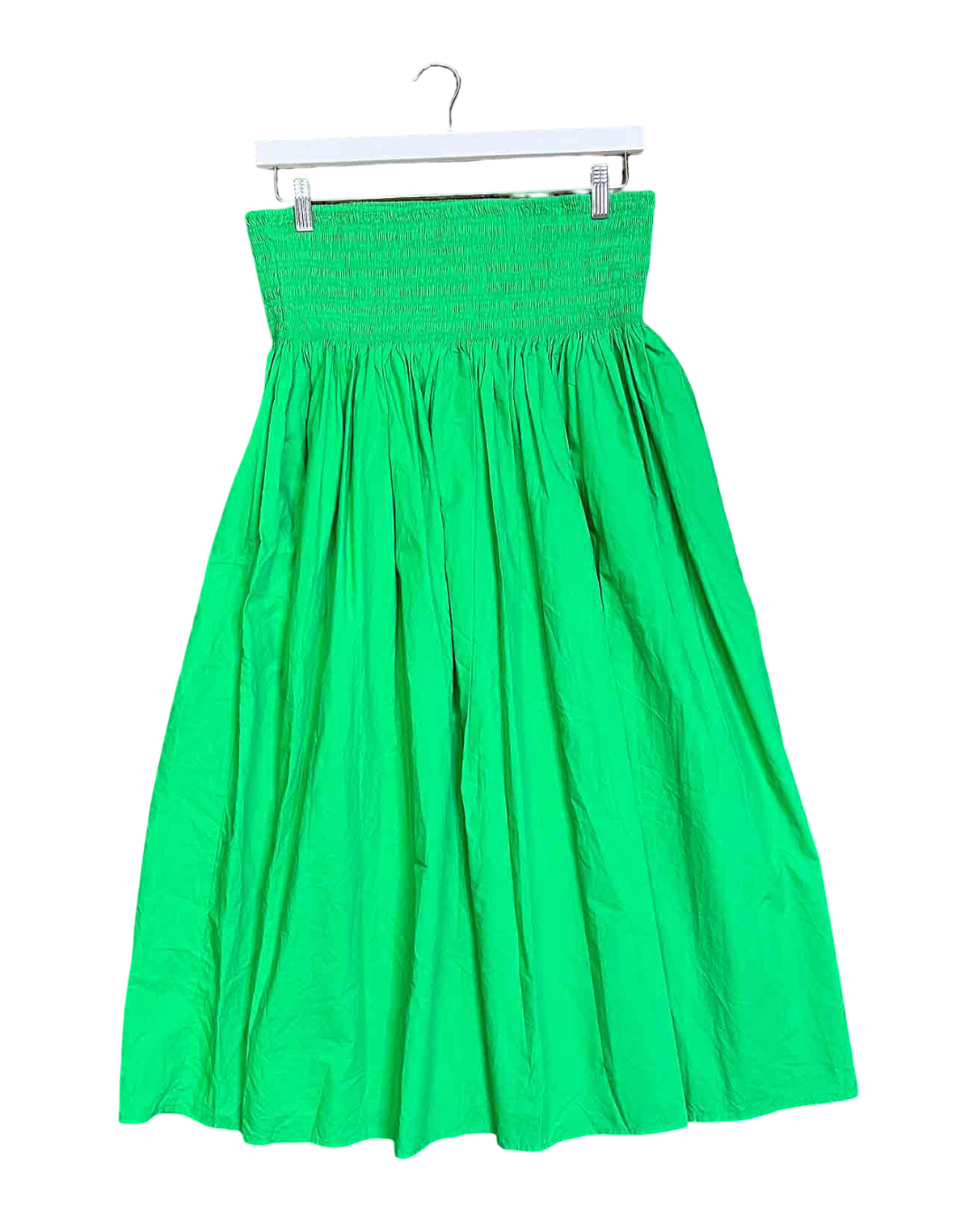 Size L | COS Green Midi Skirt