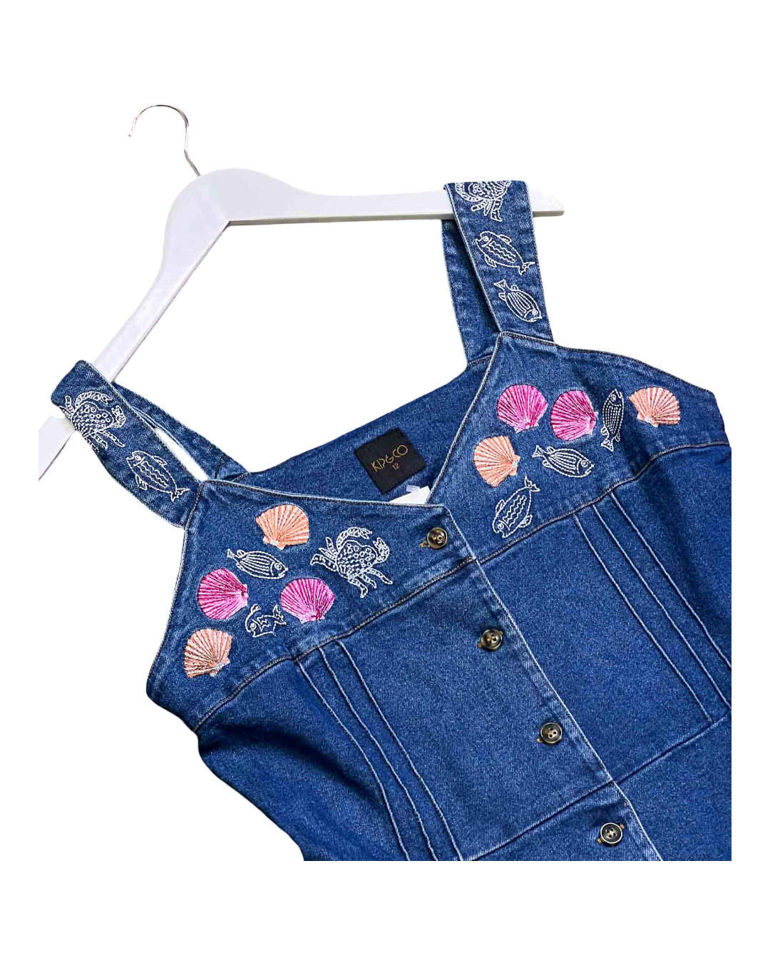 Size 10 | Kip & Co Denim Midi Dress