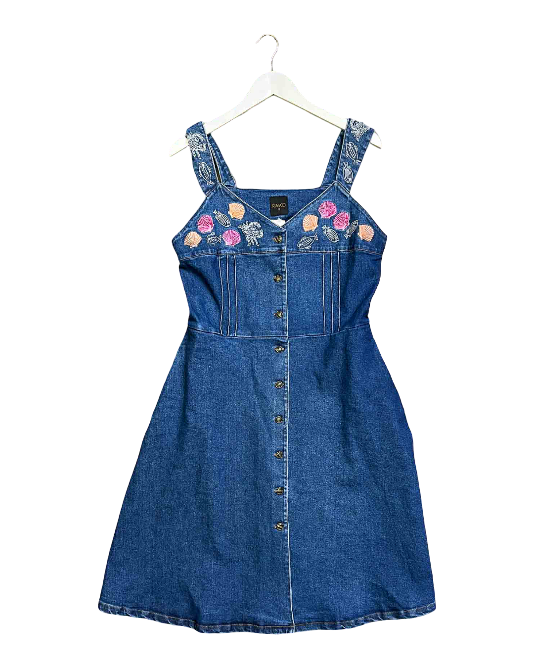 Size 10 | Kip & Co Denim Midi Dress