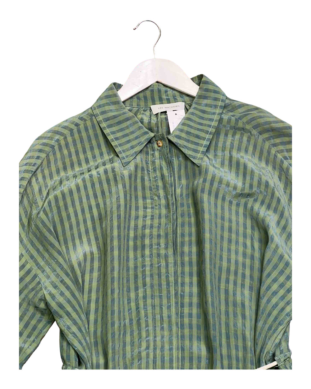 Size 4 (14) | Lee Mathews Gingham Maxi Dress