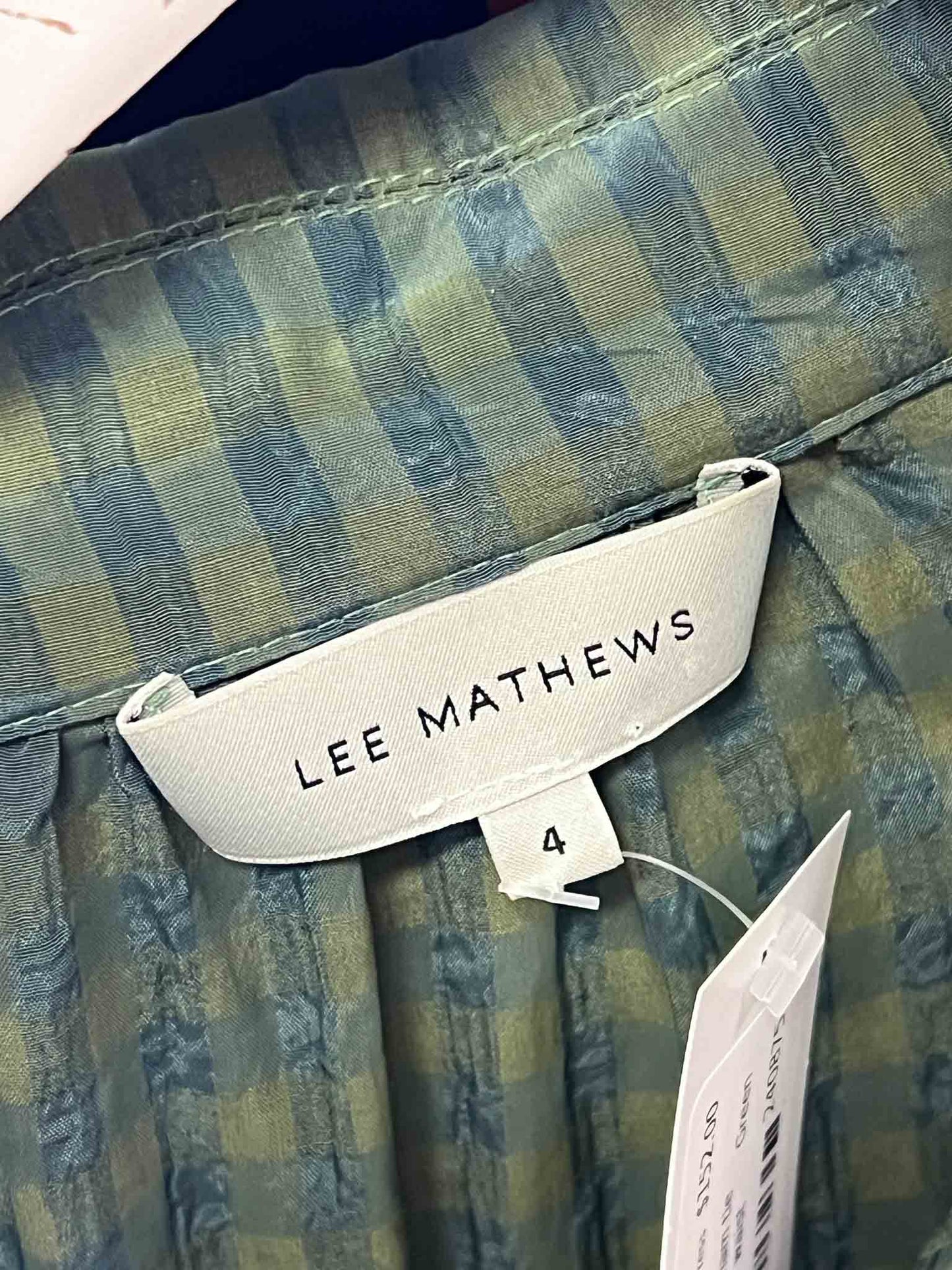 Size 4 (14) | Lee Mathews Gingham Maxi Dress